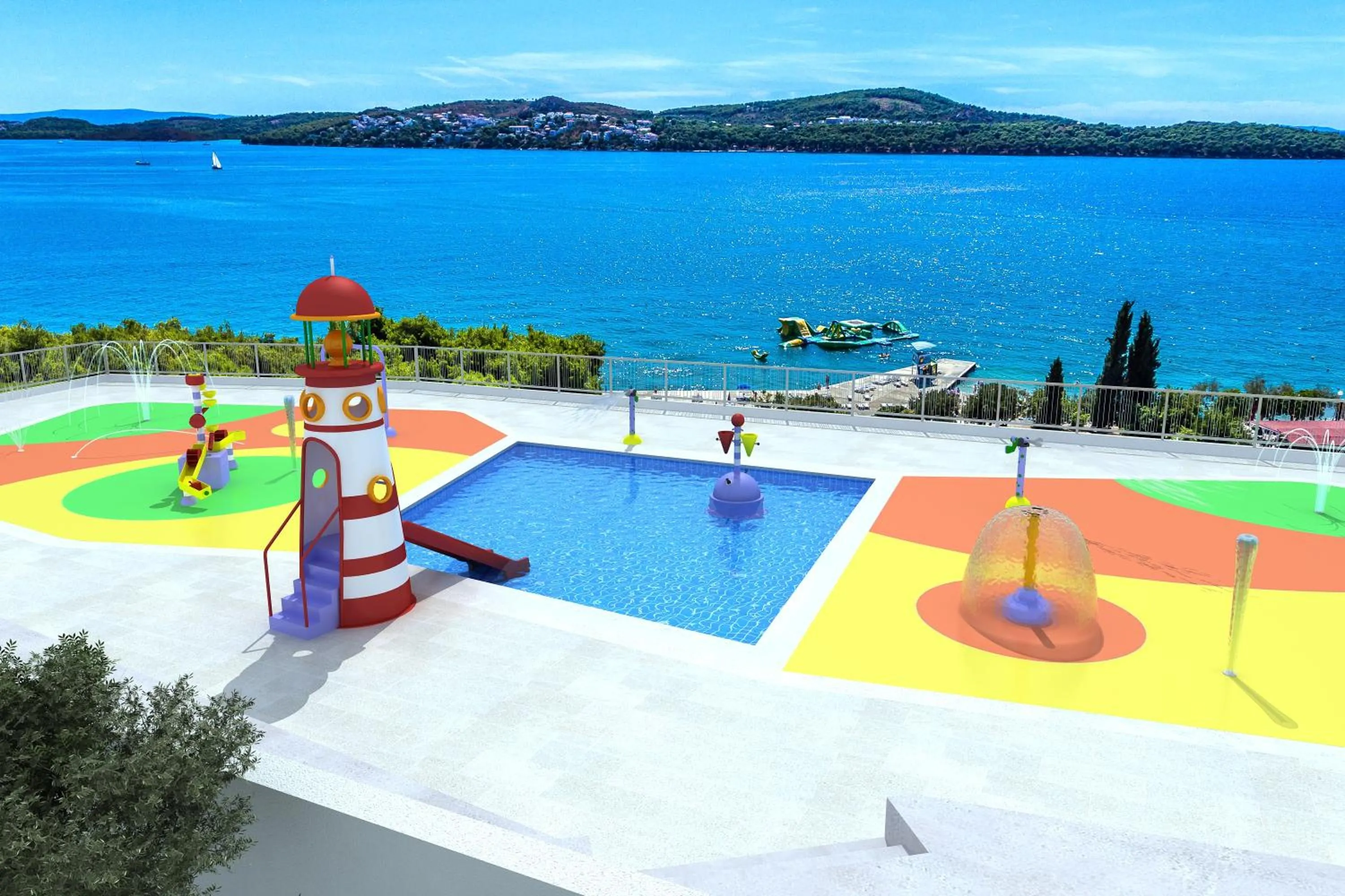Children play ground in Hotel Medena Budget