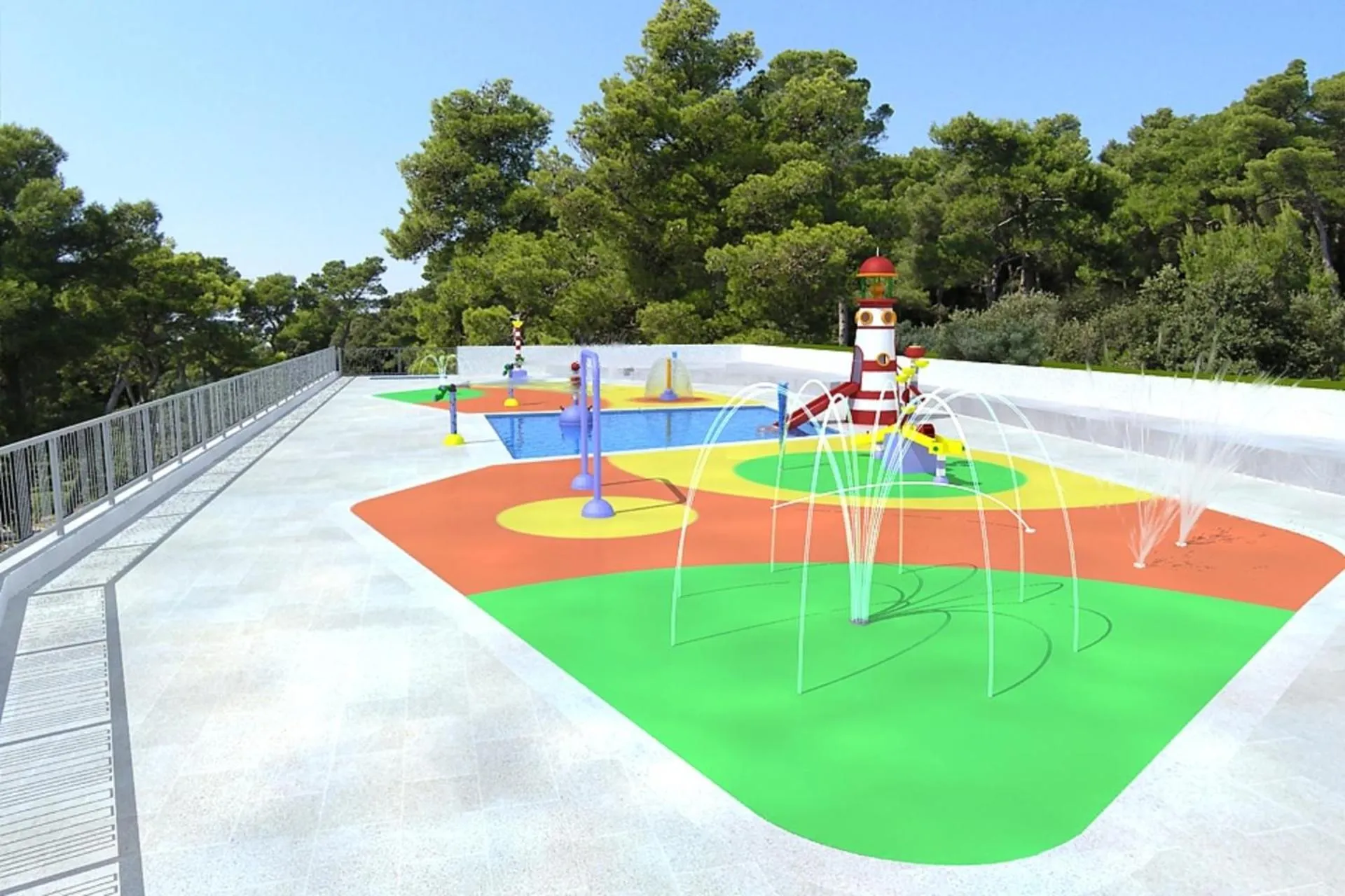 Aqua park in Hotel Medena Budget