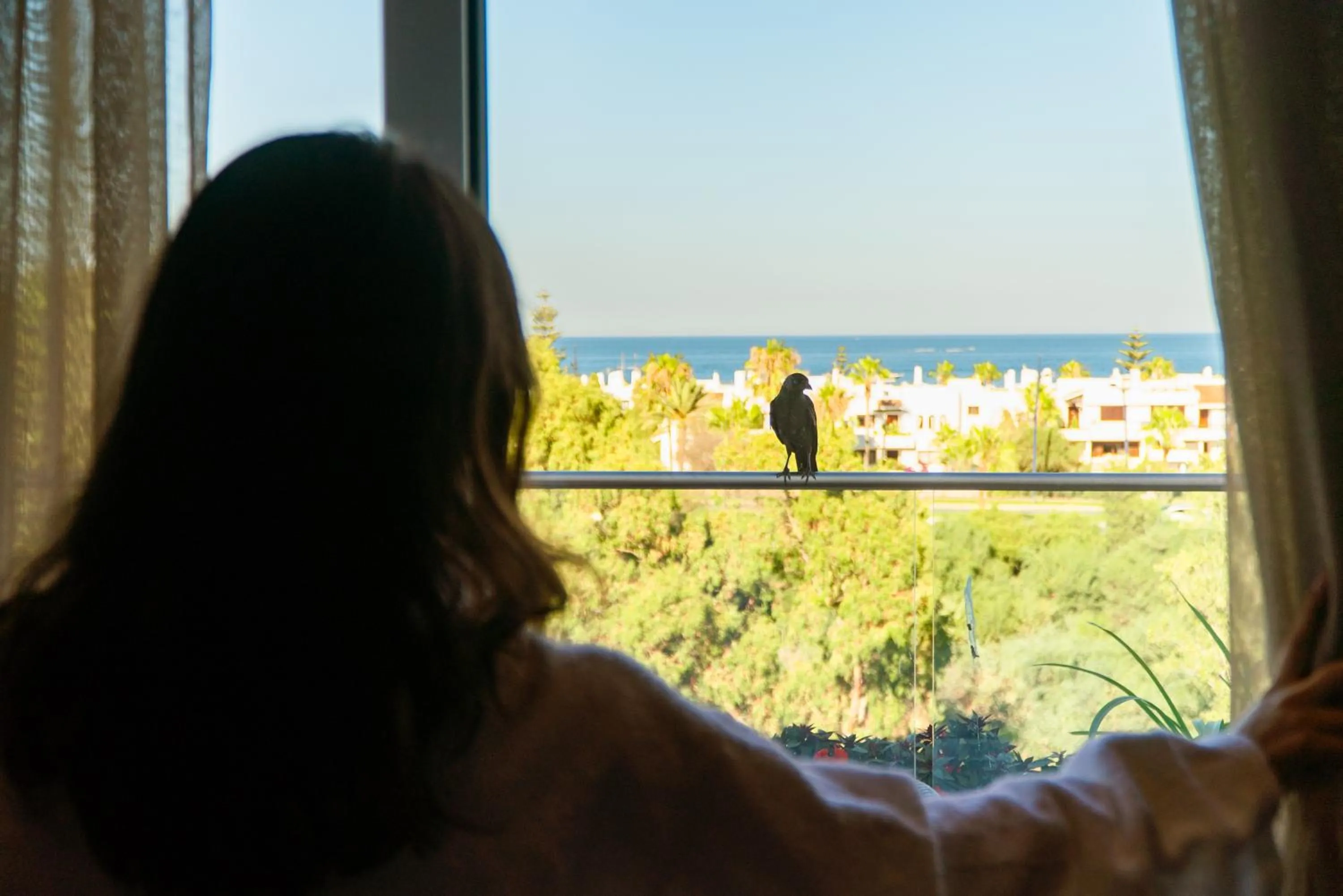 Balcony/Terrace in Hôtel Tamuda Beach