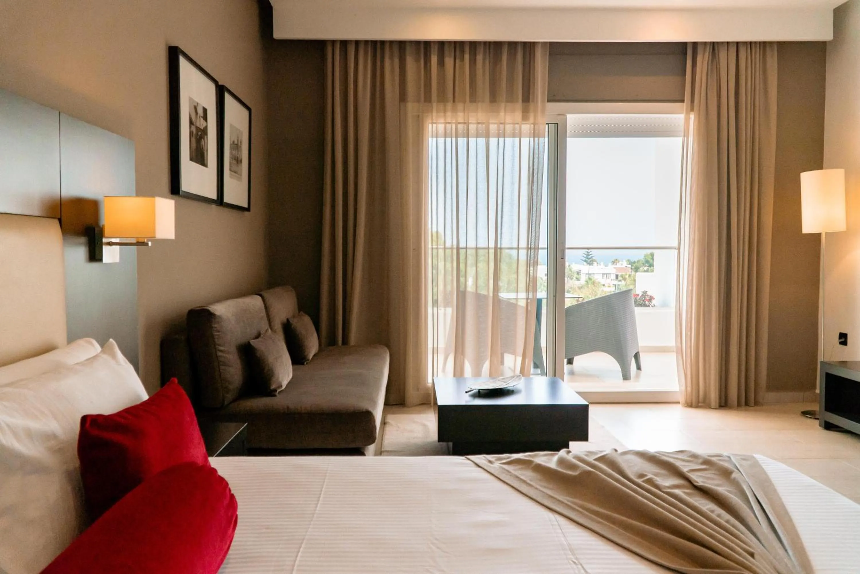 Bed in Hôtel Tamuda Beach