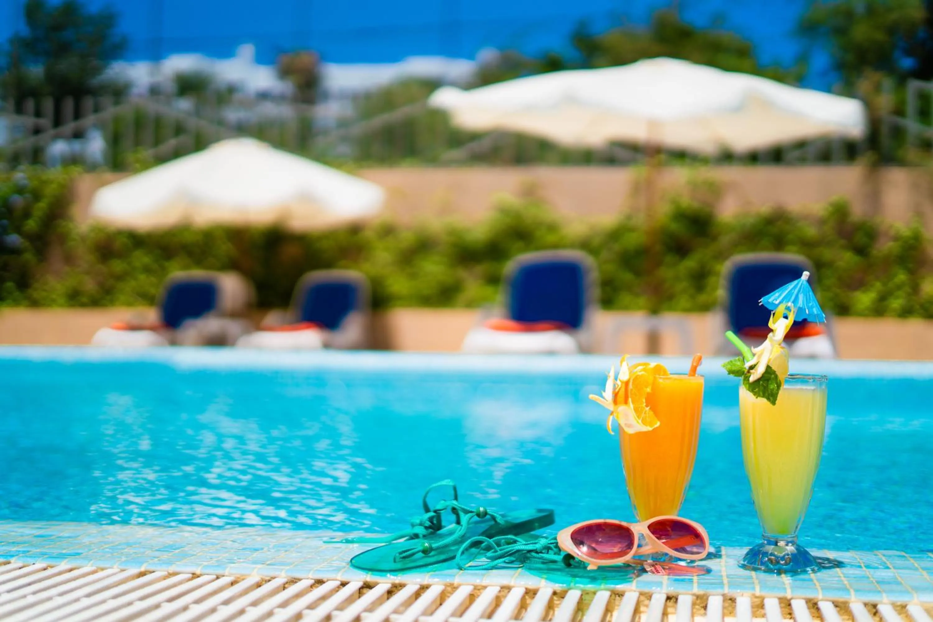 Swimming pool in Hôtel Tamuda Beach