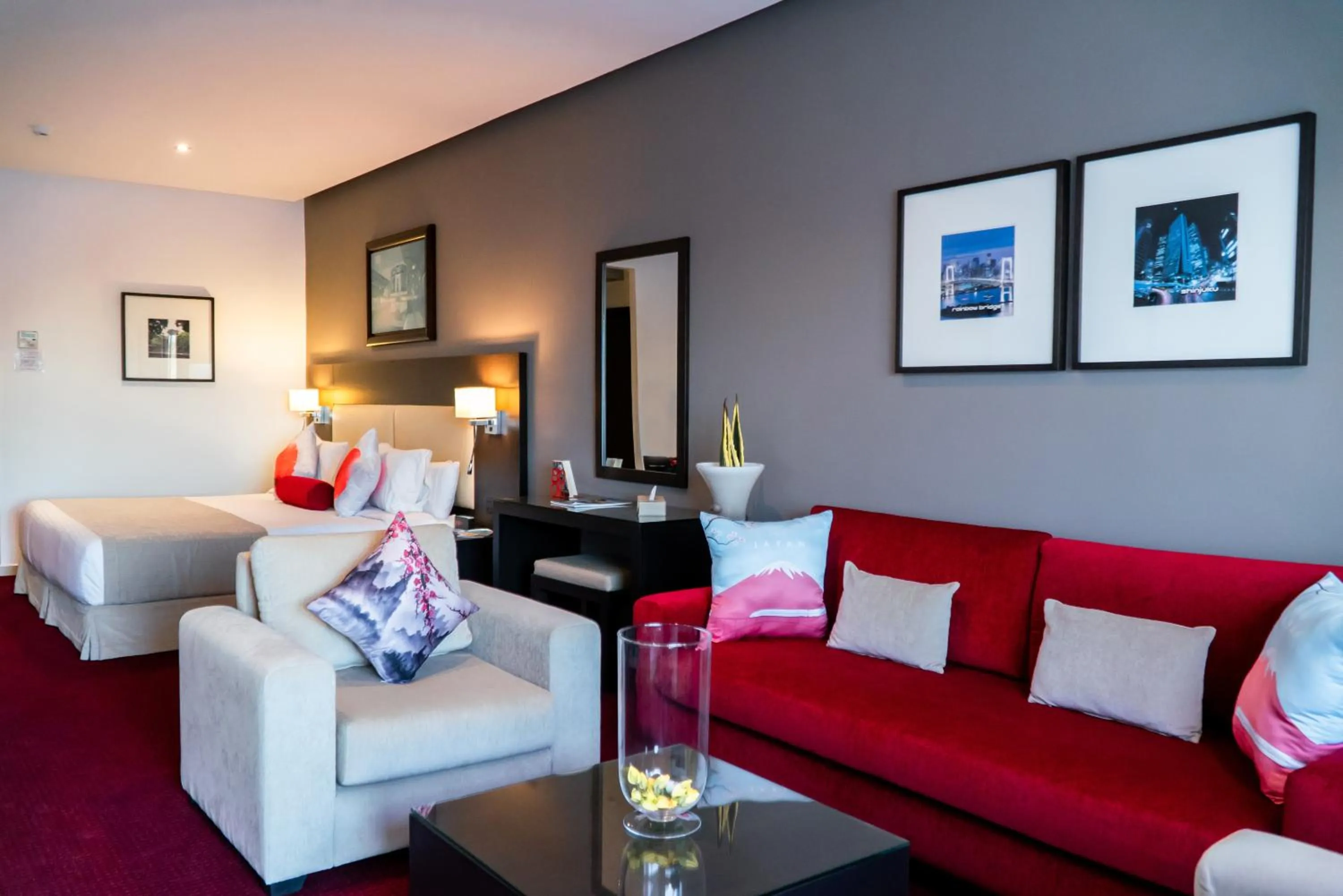 Seating area in Hôtel Tamuda Beach