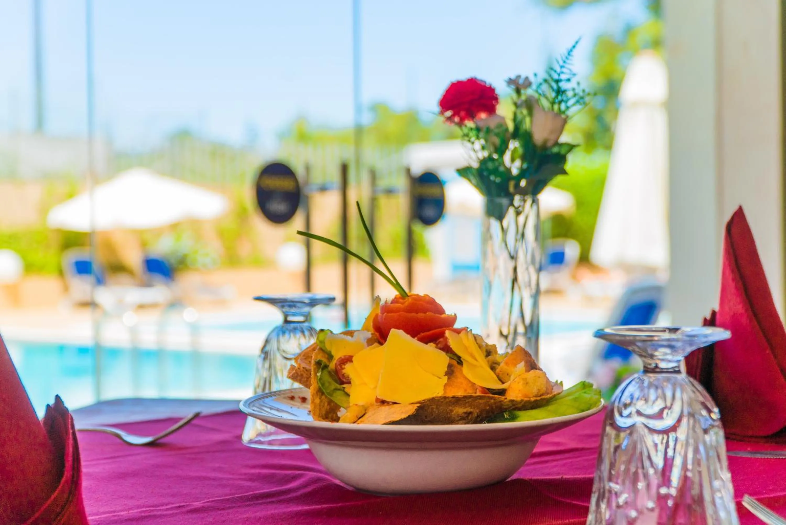 Restaurant/places to eat in Hôtel Tamuda Beach