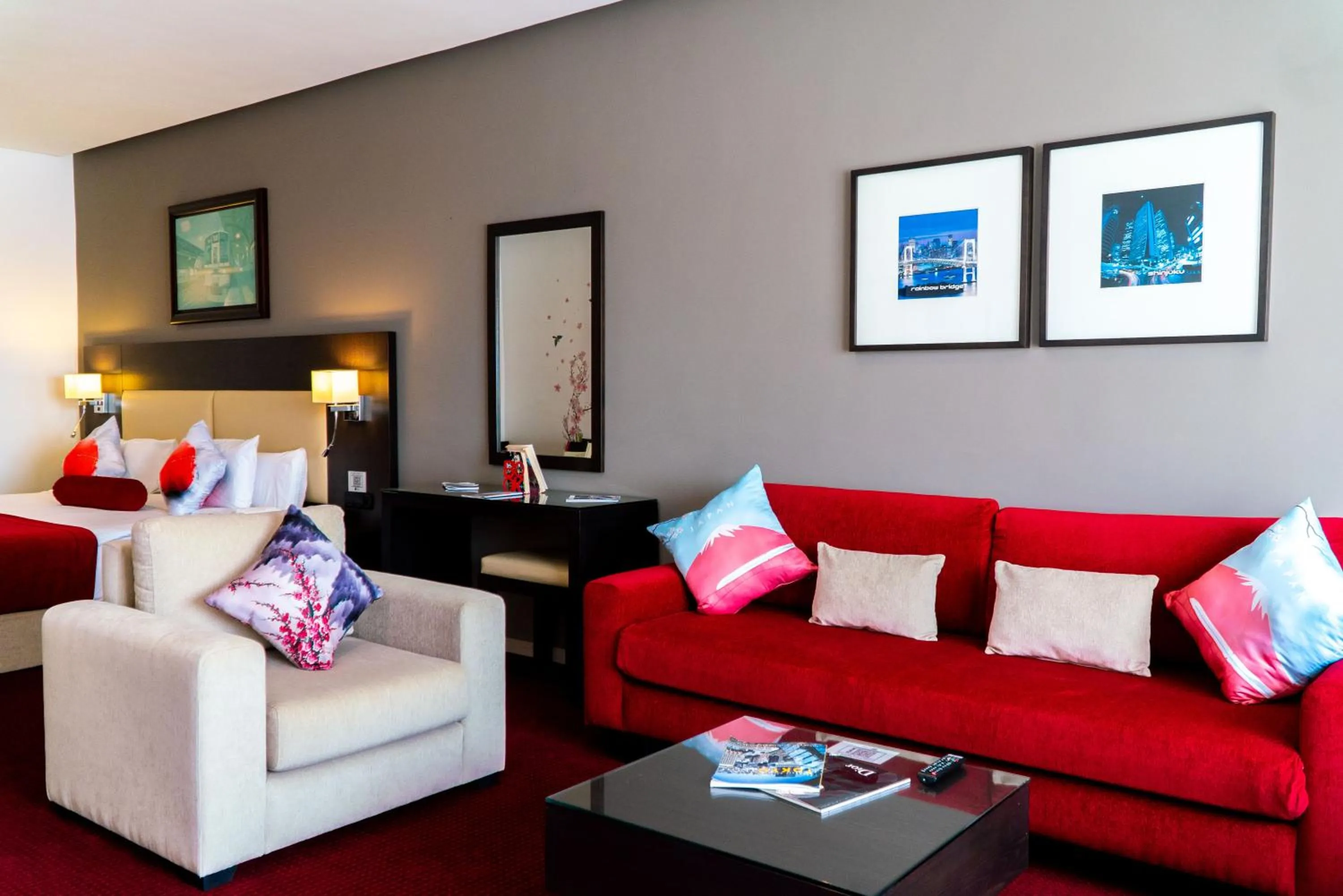 Seating area in Hôtel Tamuda Beach