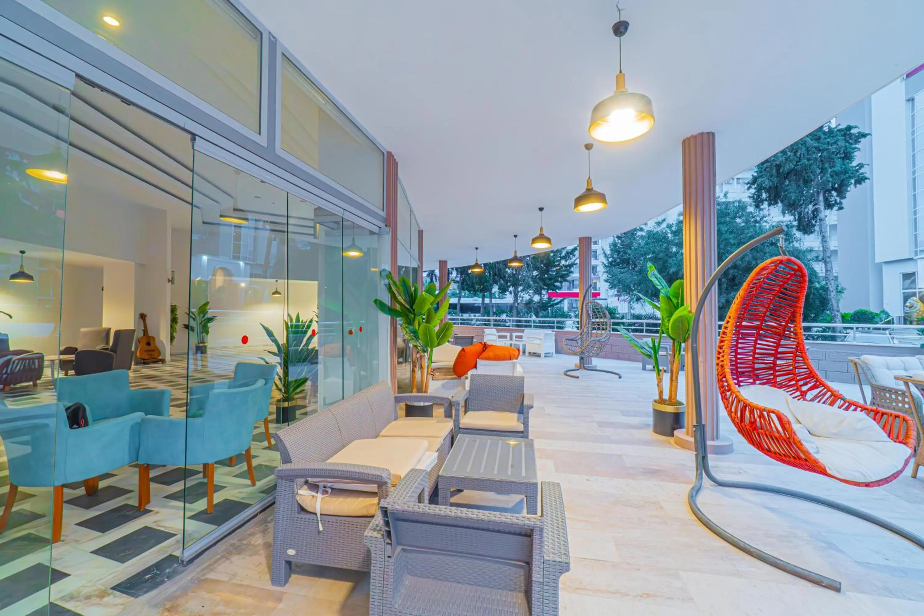 Seating area in Pyxis Point Hotel - All Inclusive