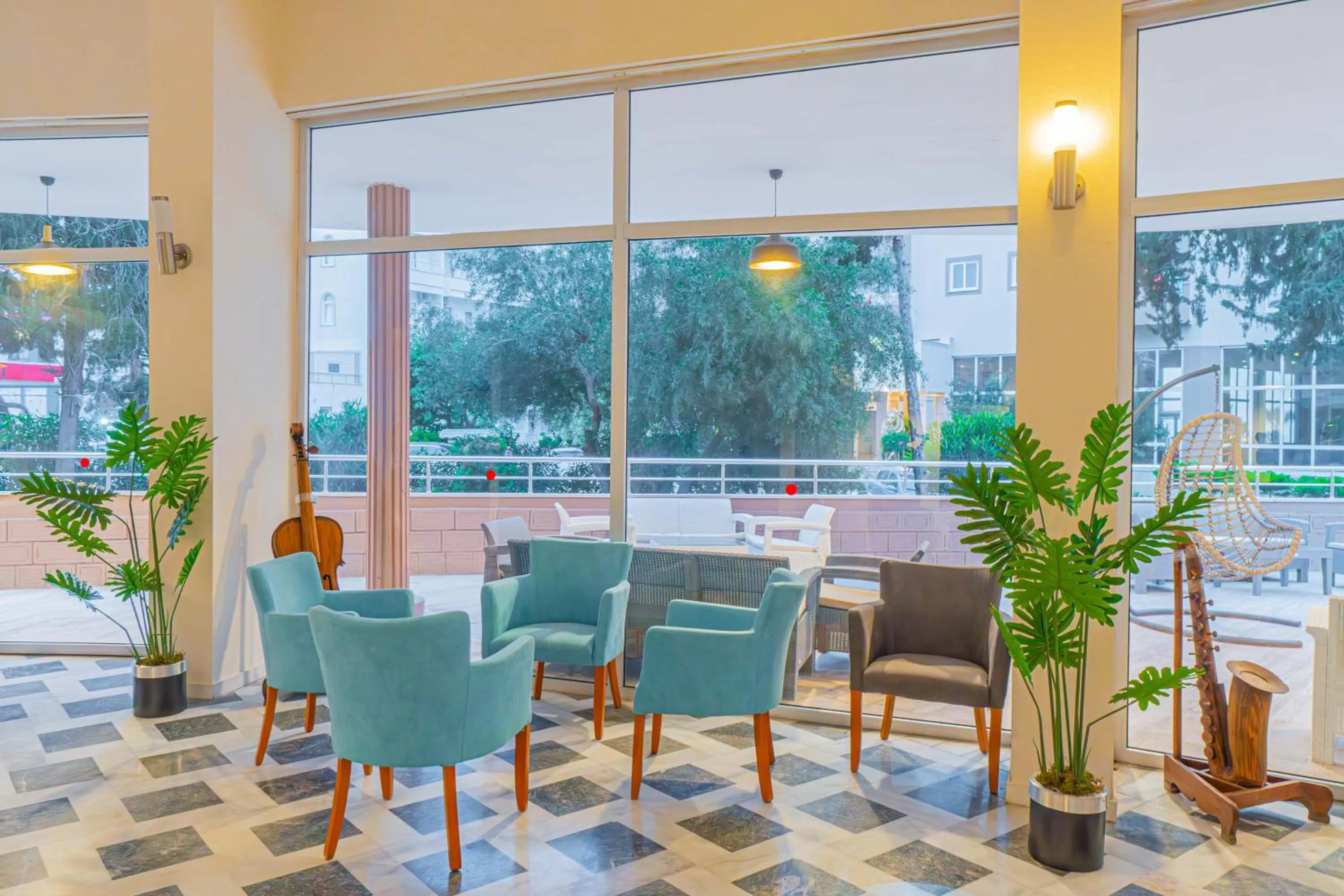 Seating area in Pyxis Point Hotel - All Inclusive