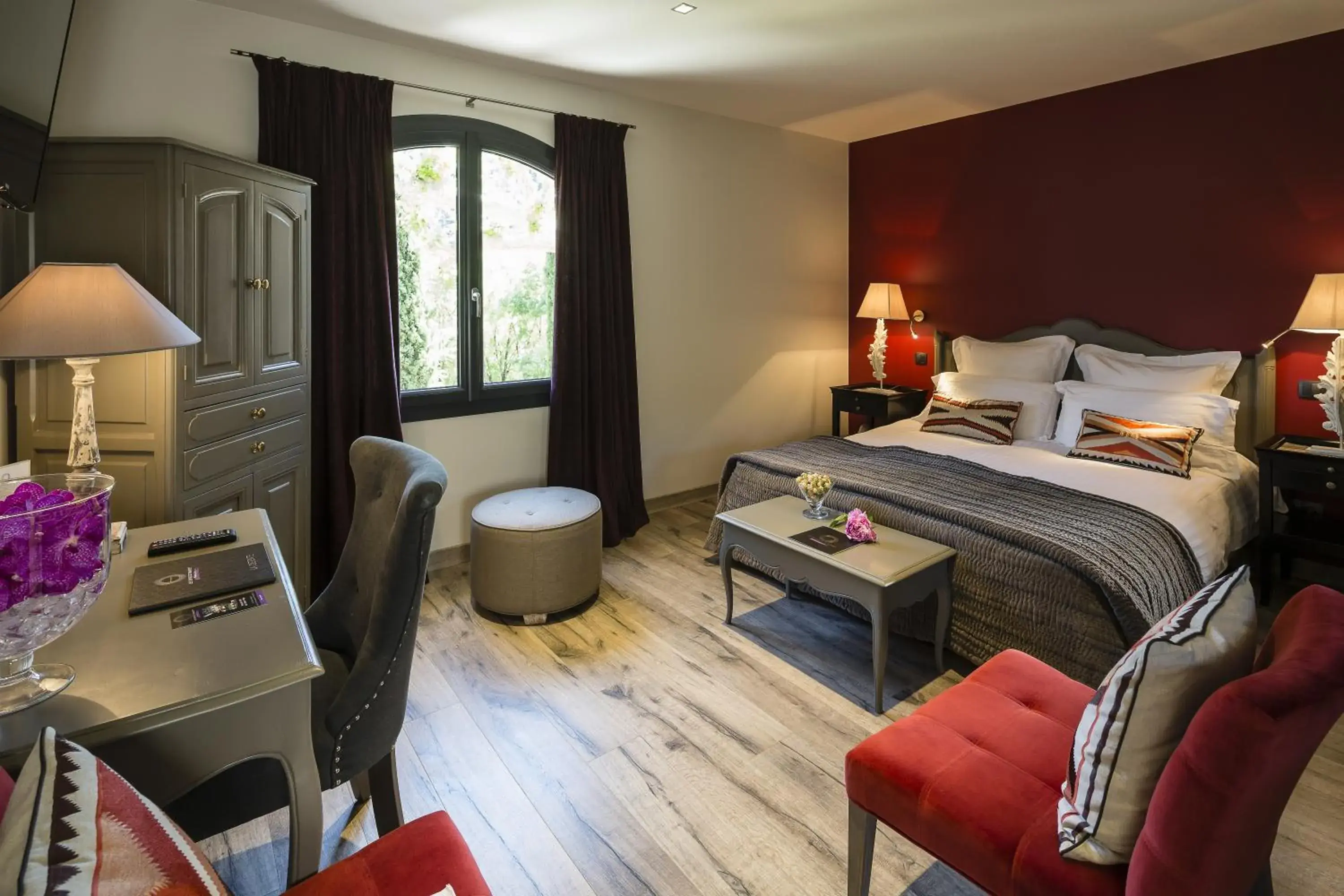 Double Room with Garden View in Hostellerie Les Gorges De Pennafort Double Room with Garden View in Hostellerie Les Gorges De Pennafort