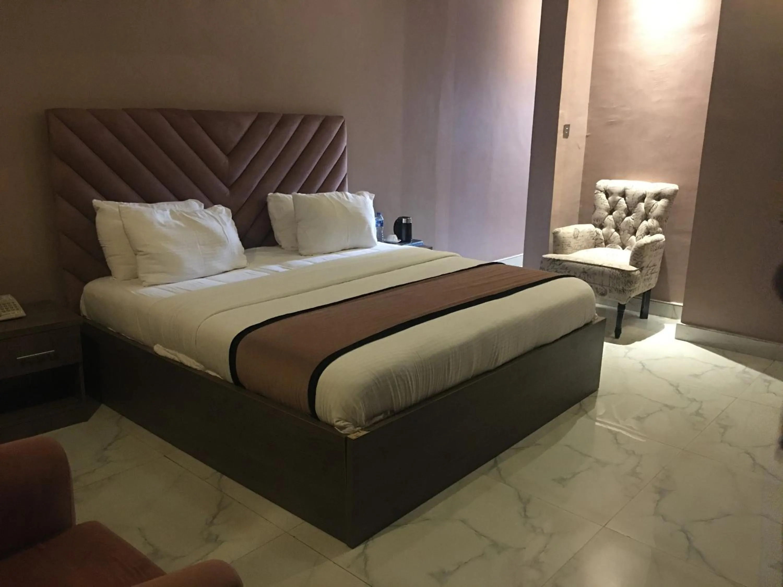 Bed in La VOD Hotel