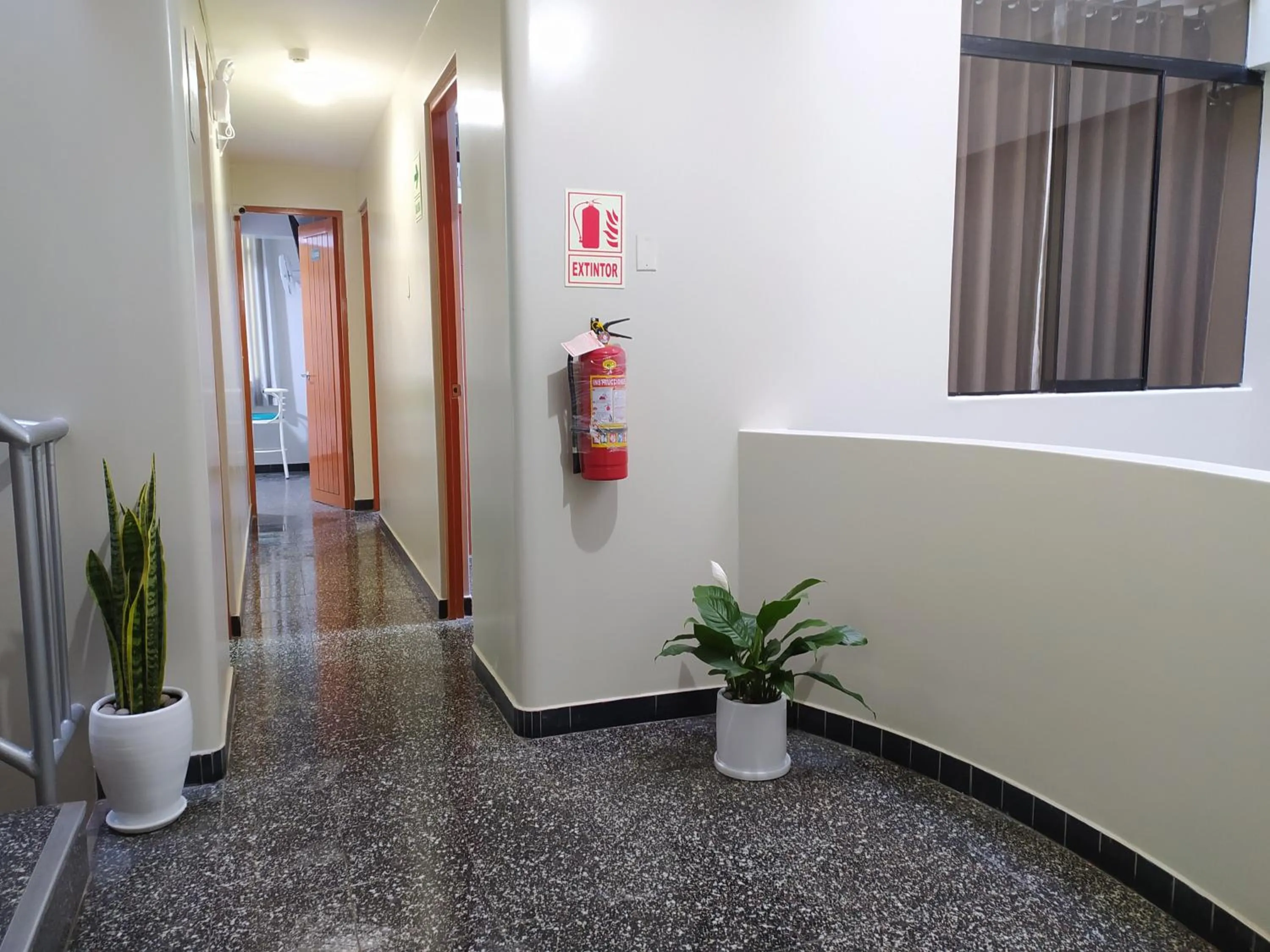 Inner courtyard view in Hospedaje Kava