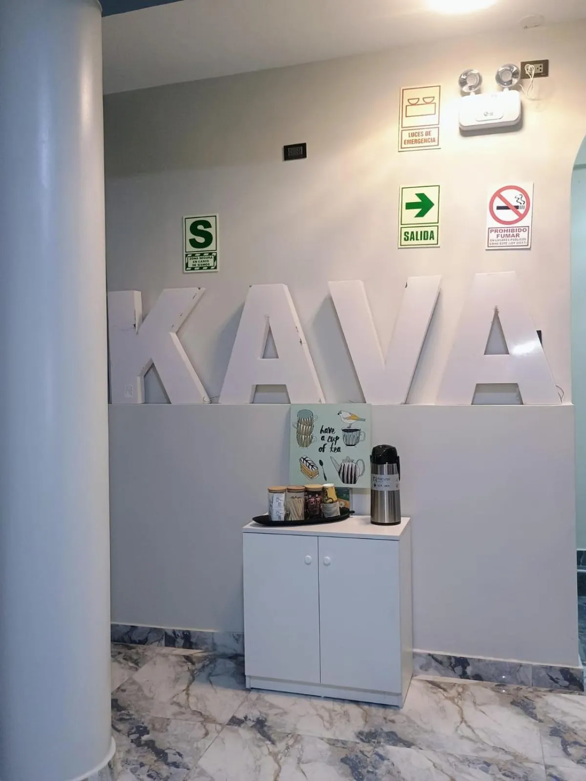 Coffee/tea facilities in Hospedaje Kava