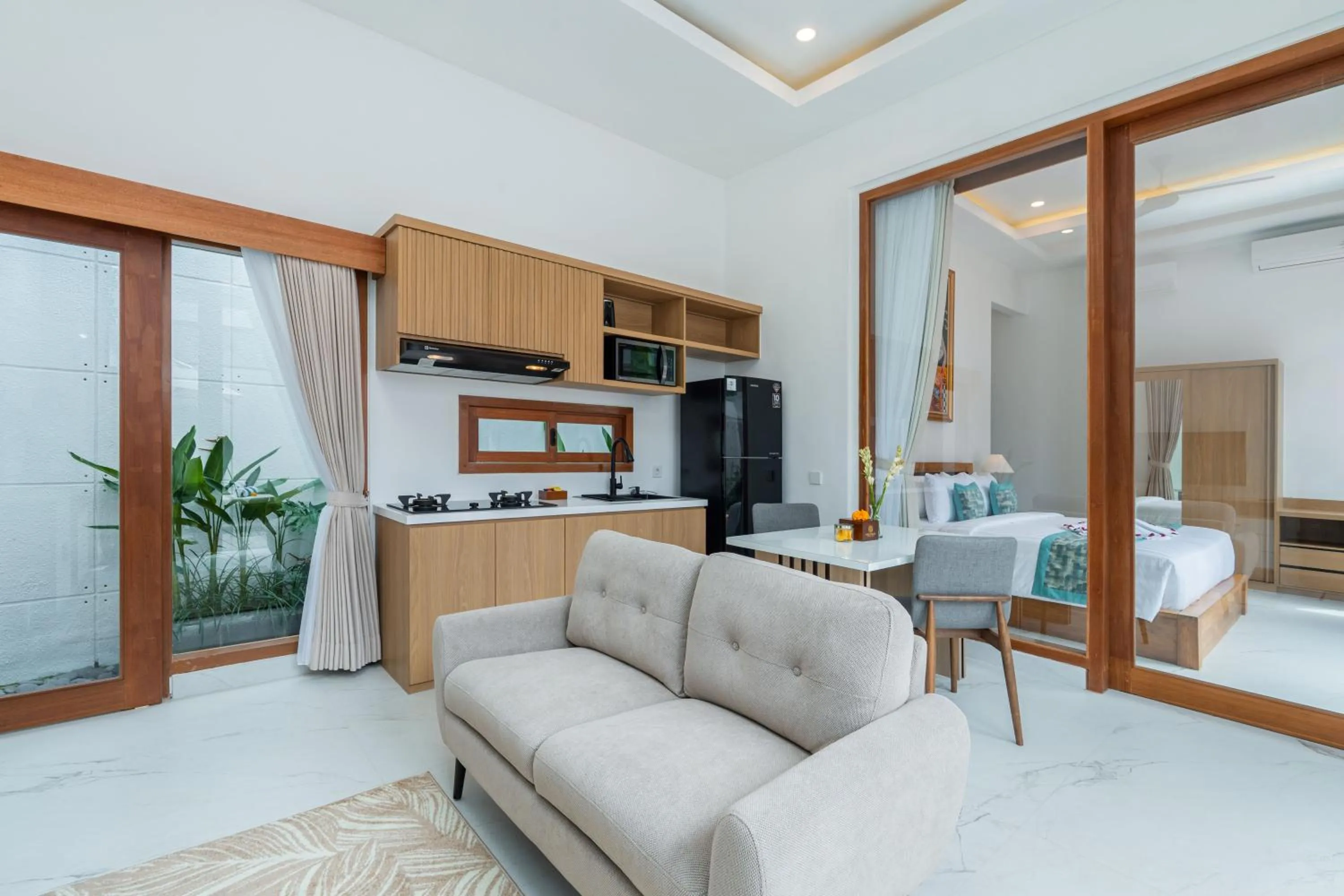 Living room in The Lingga Villas Ubud