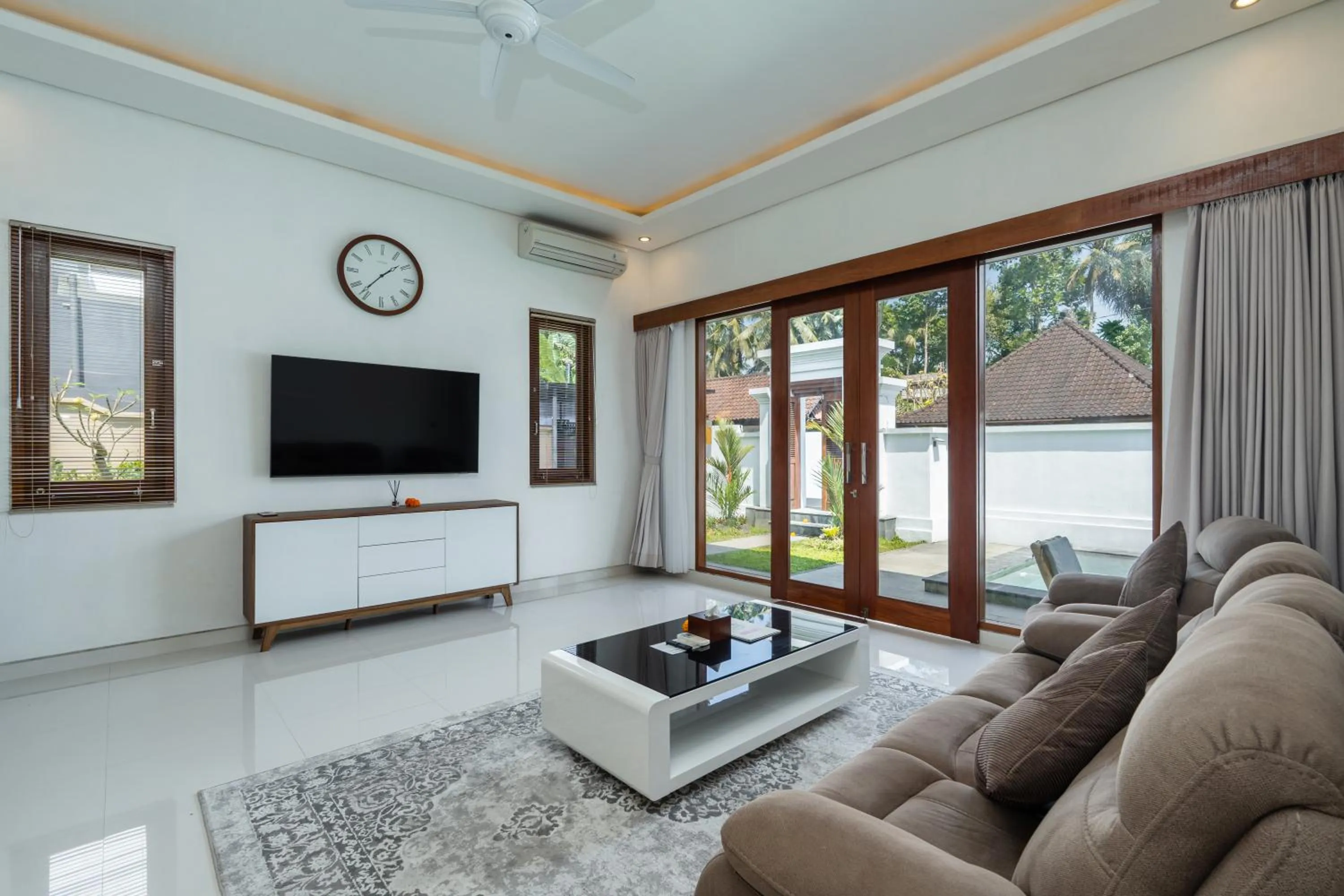 Living room in The Lingga Villas Ubud