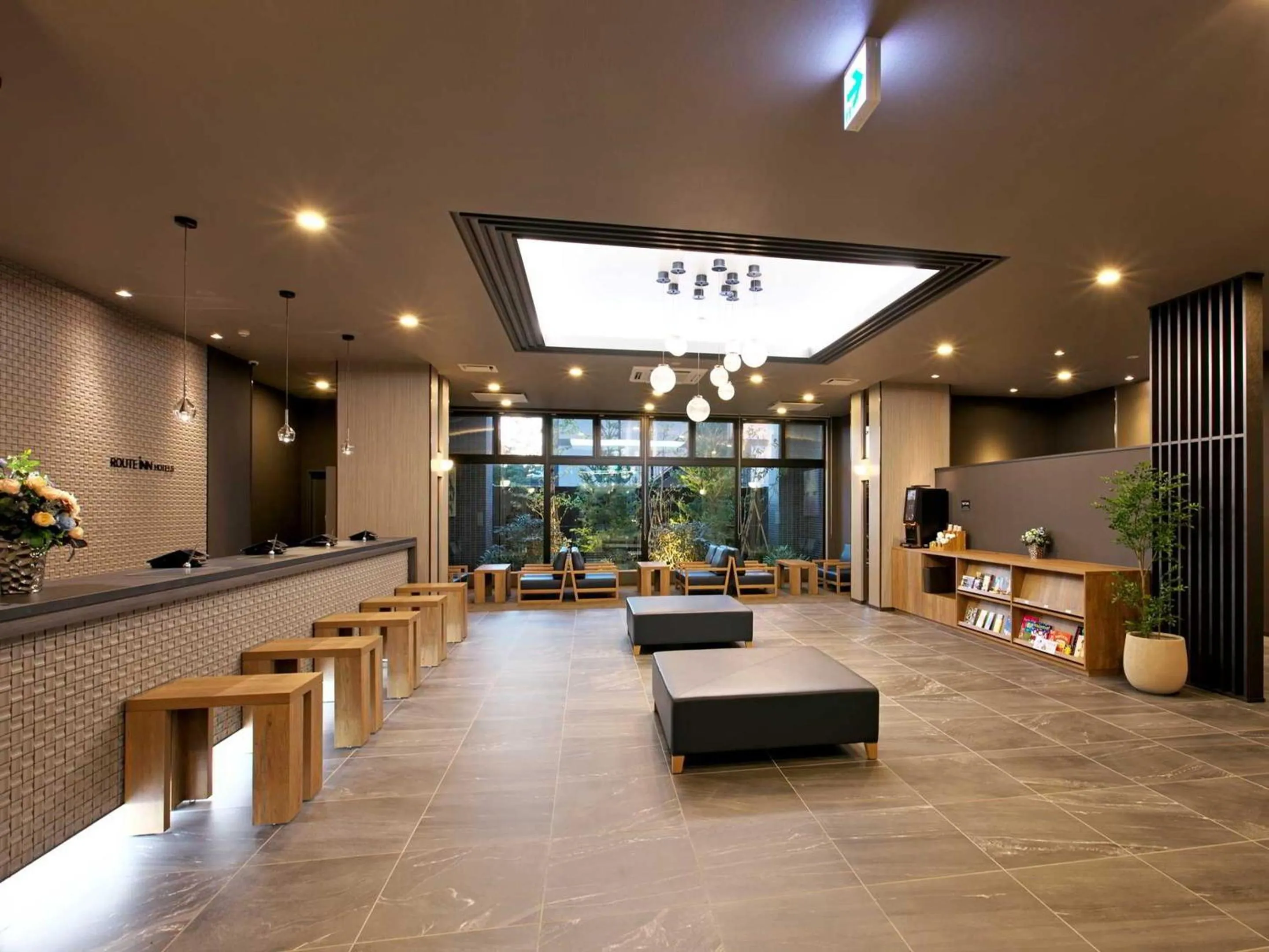 Lobby or reception in Hotel Route Inn Grand Misawa-EAST COURT