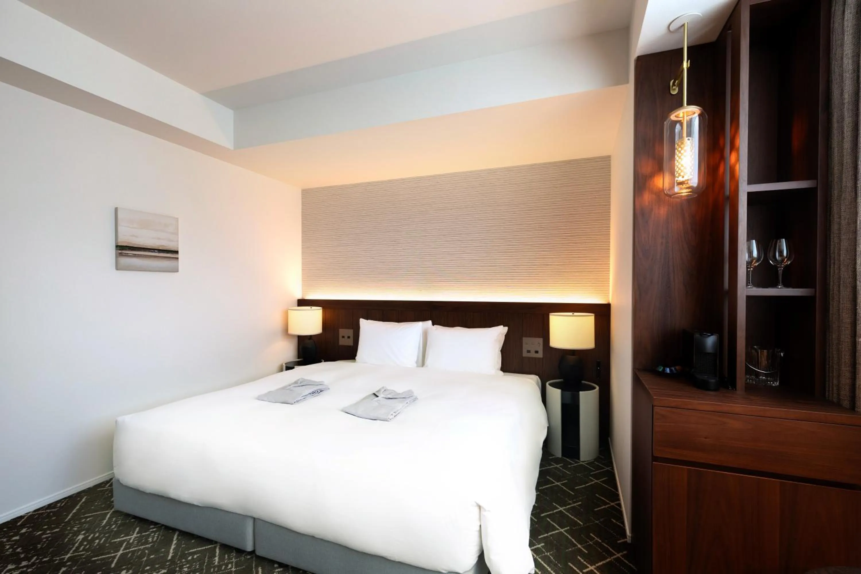 Bed in The Gate Hotel Sapporo by Hulic