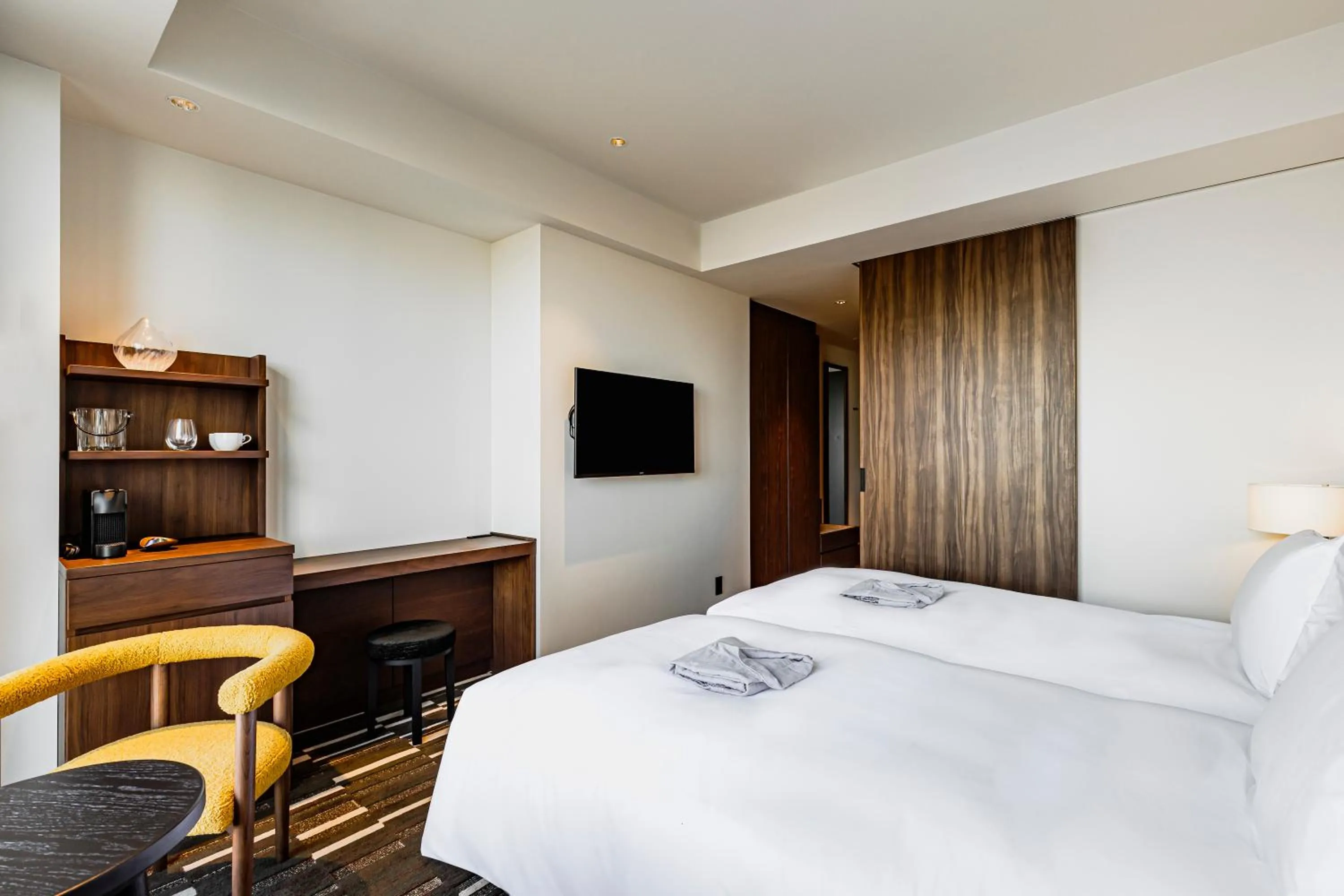 Bed in The Gate Hotel Sapporo by Hulic