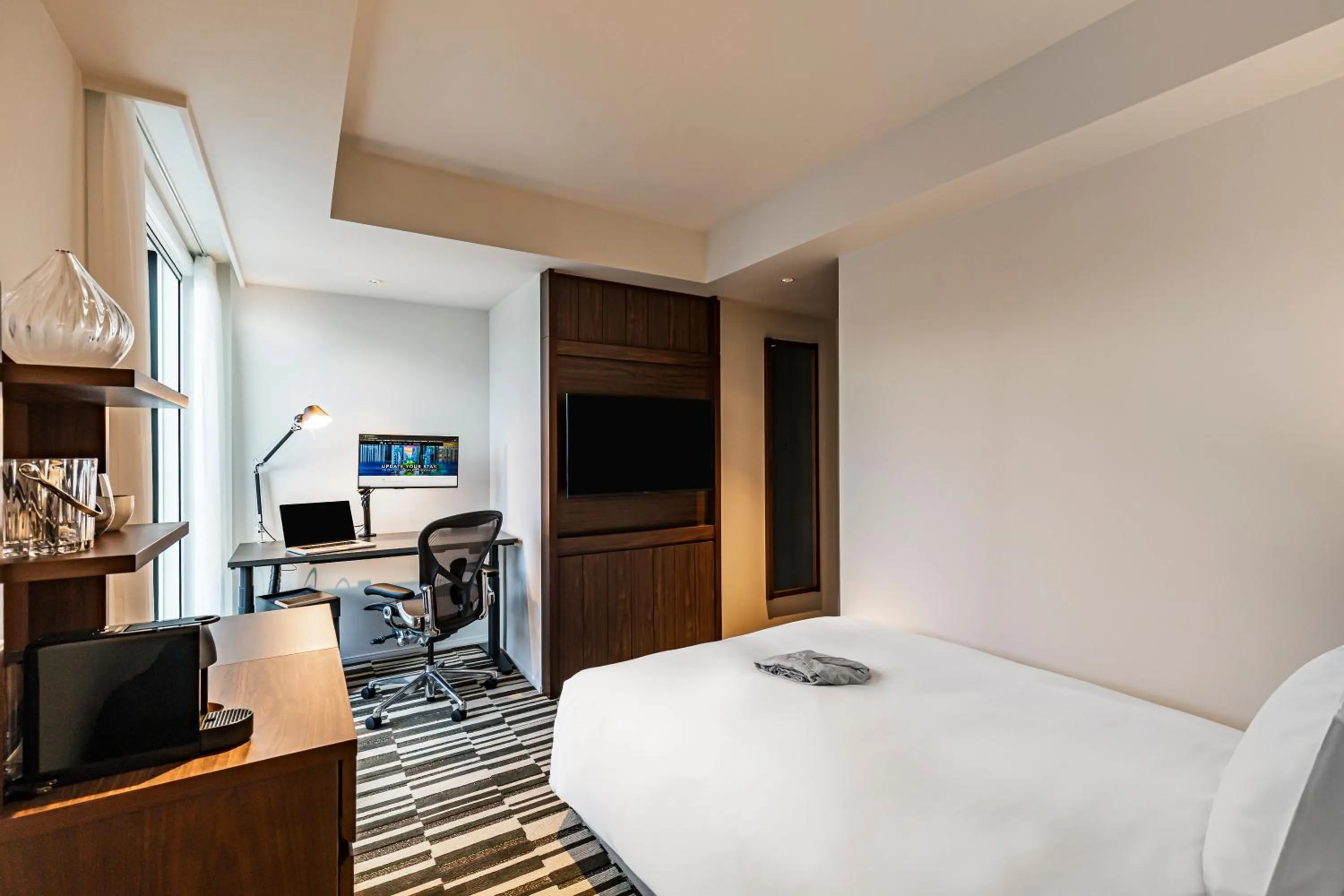 Bed in The Gate Hotel Sapporo by Hulic