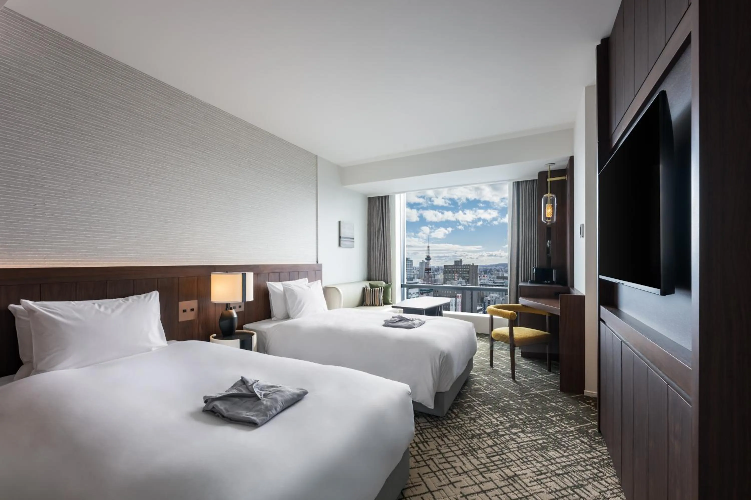 Photo of the whole room, Bed in The Gate Hotel Sapporo by Hulic