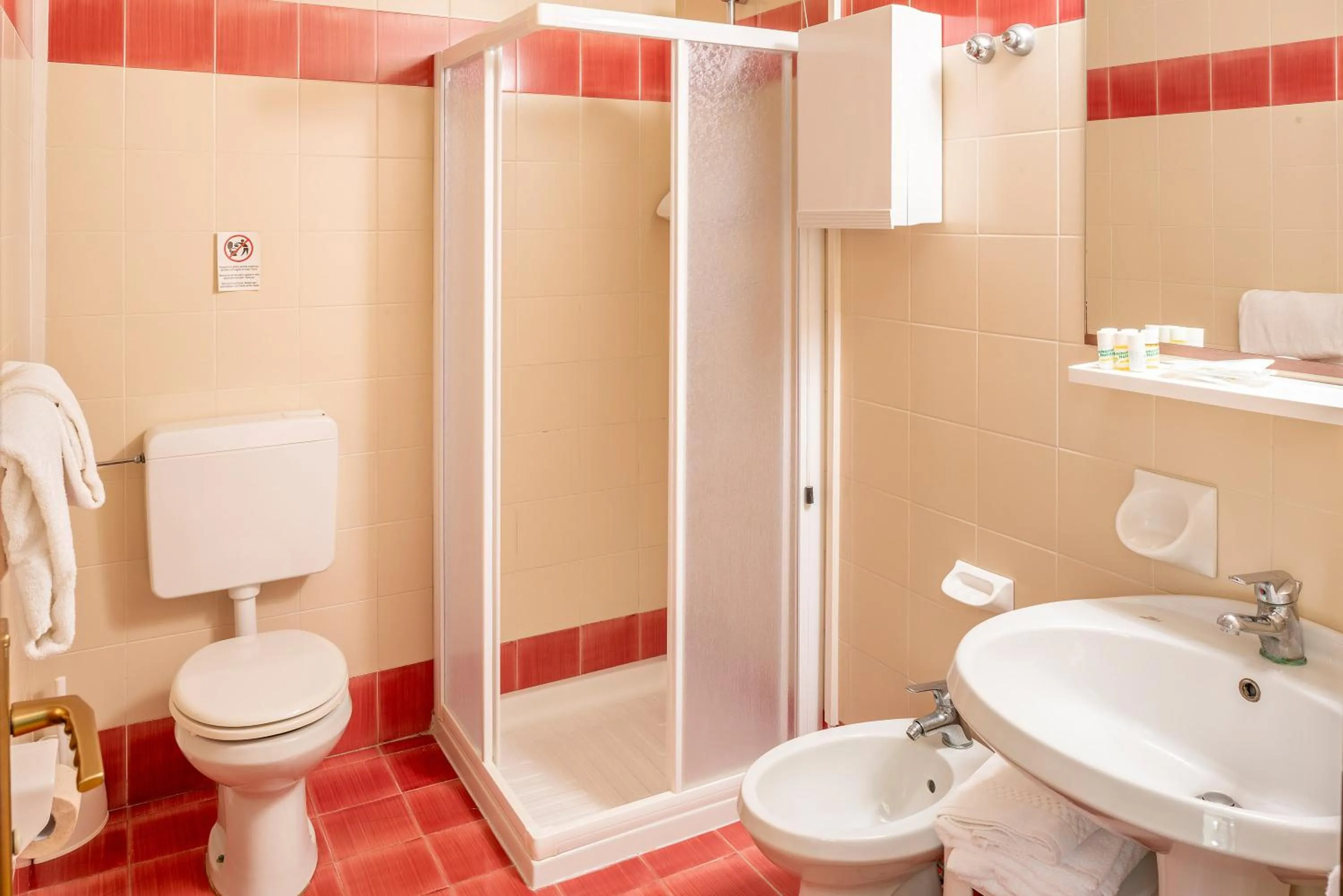 Shower in Hotel Internazionale