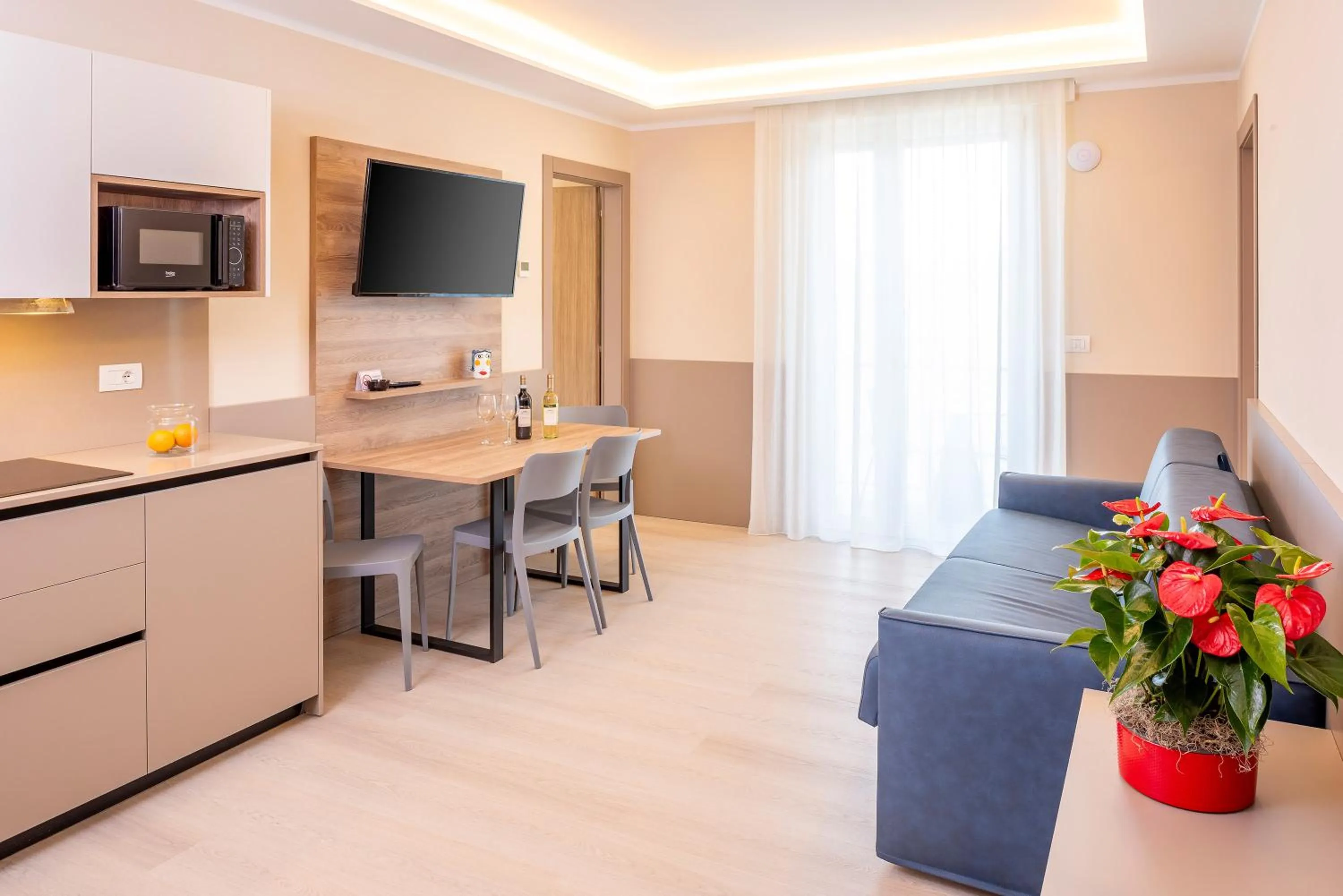 Kitchen or kitchenette in Hotel Internazionale