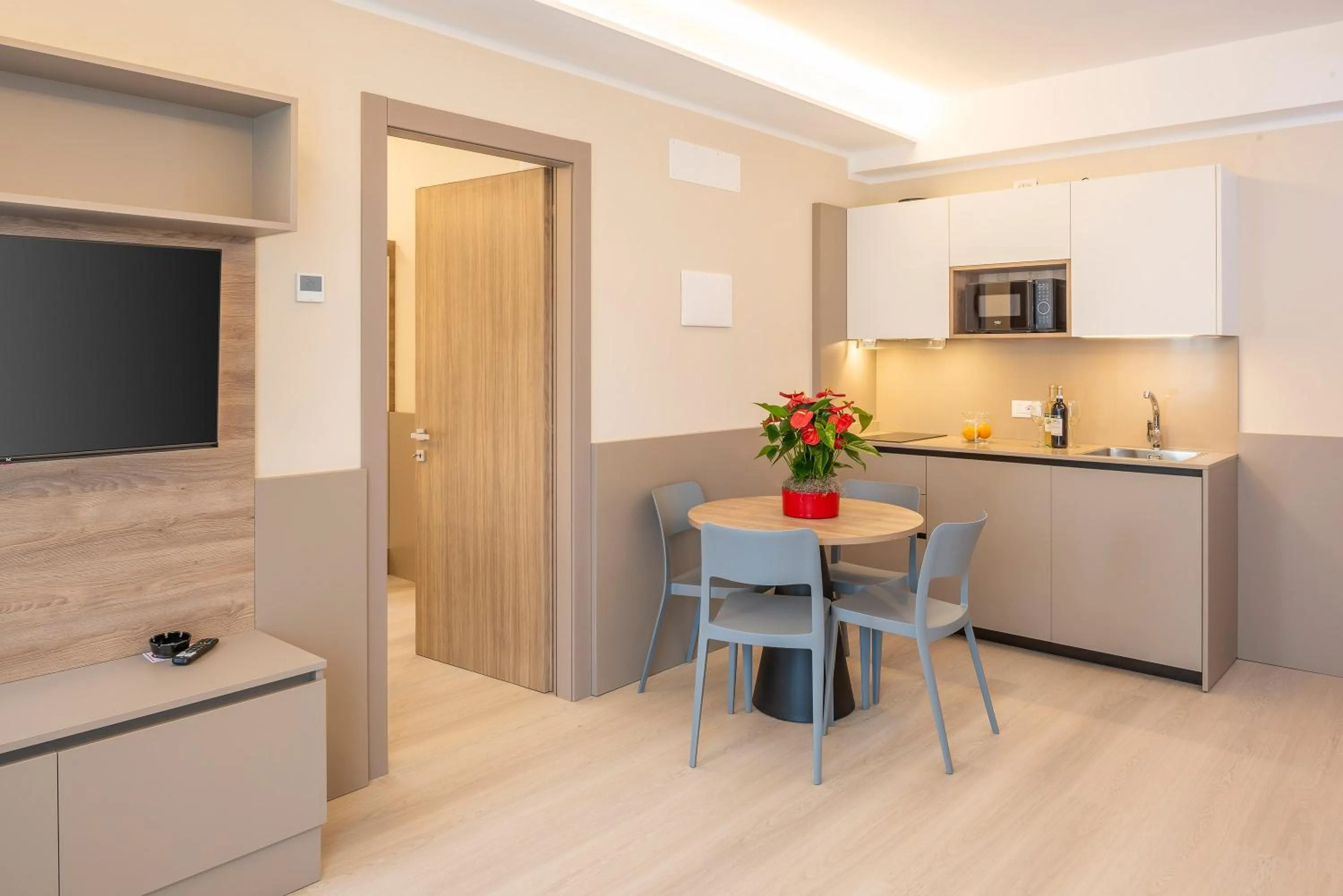 Kitchen or kitchenette in Hotel Internazionale