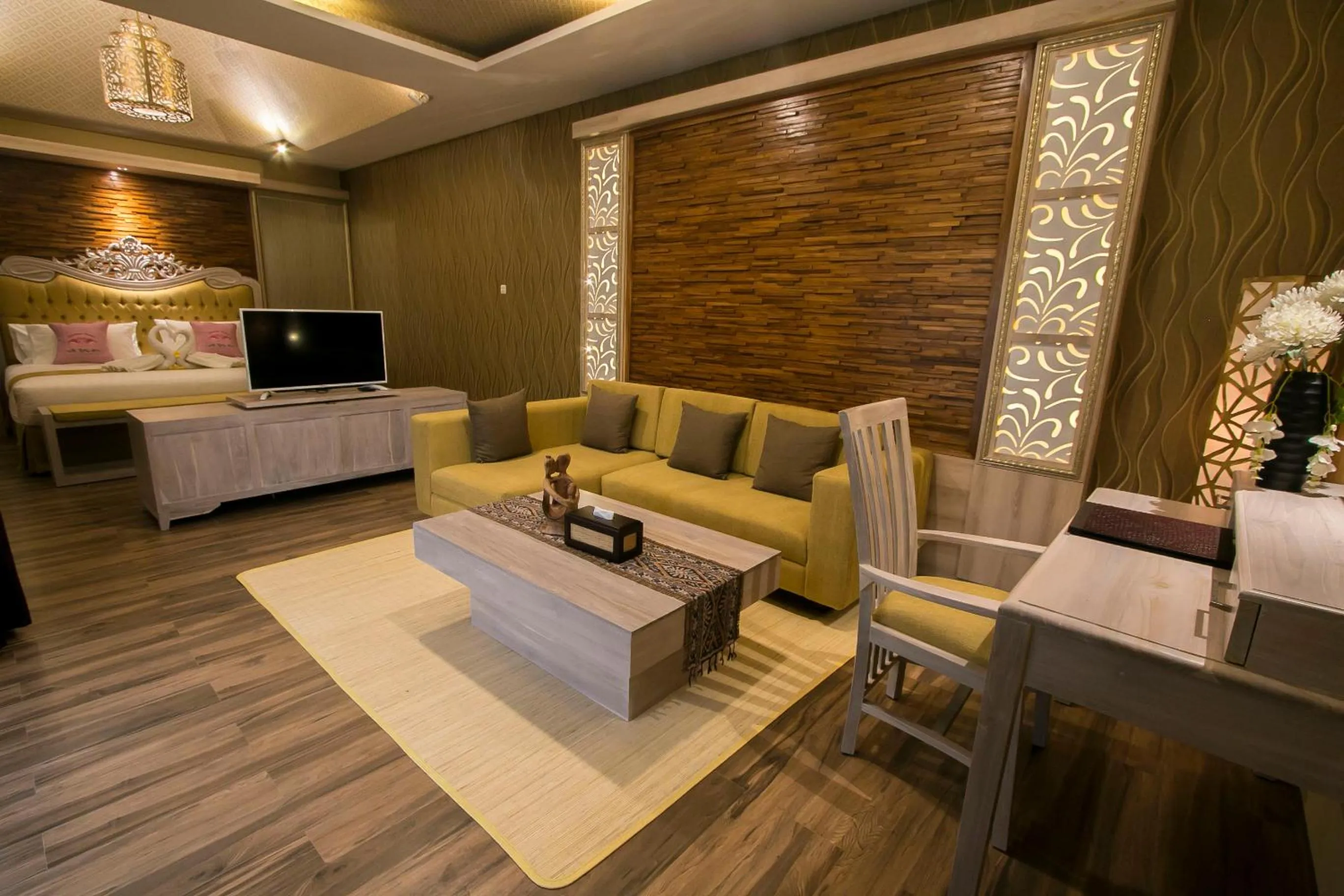 TV and multimedia in Flamingo Dewata Pool Villa Uluwatu