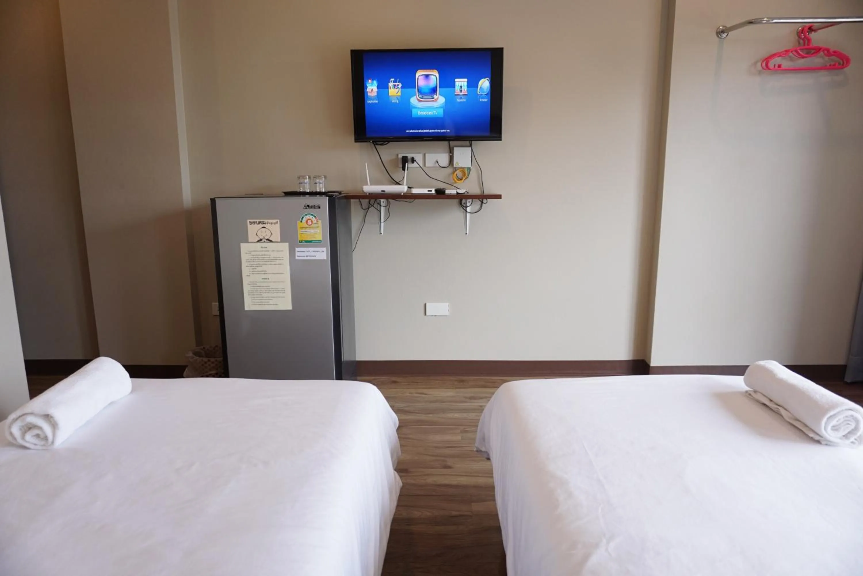 Bed in Chompu Nakarin Apartment