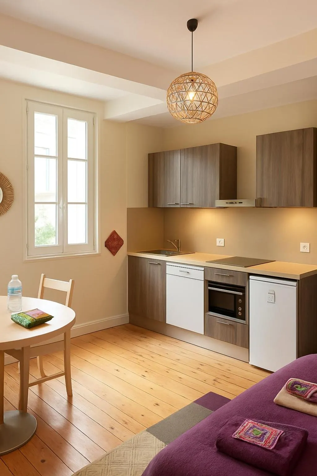 Kitchen or kitchenette in Appartements de l'Octroi avec parking