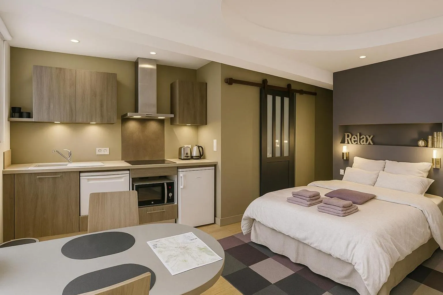 Bedroom, Bed in Appartements de l'Octroi avec parking