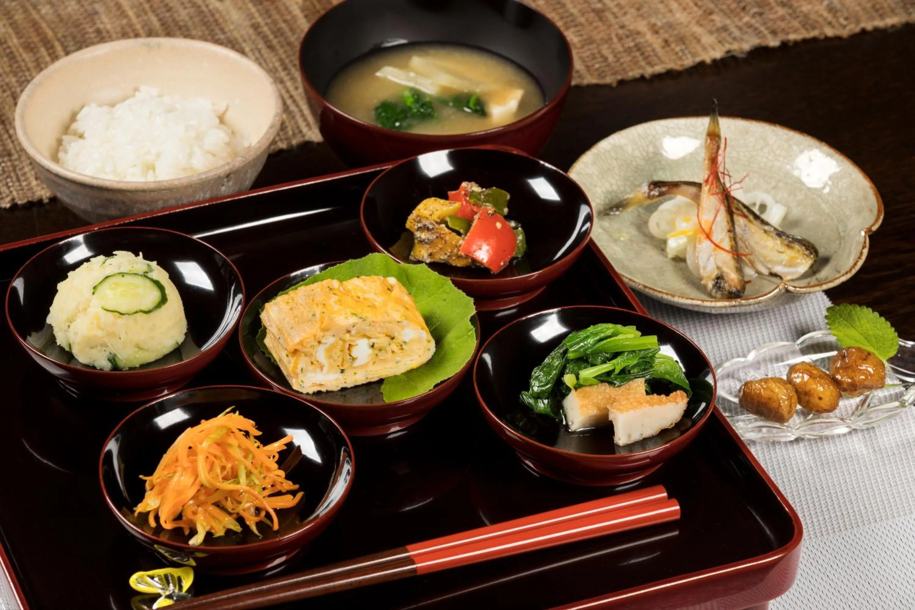 Asian breakfast in SOY