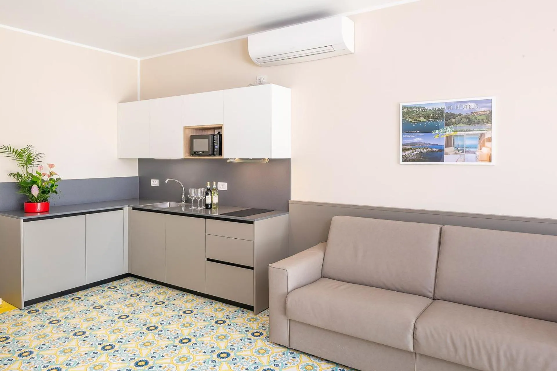 Kitchen or kitchenette in Residenza Panorama