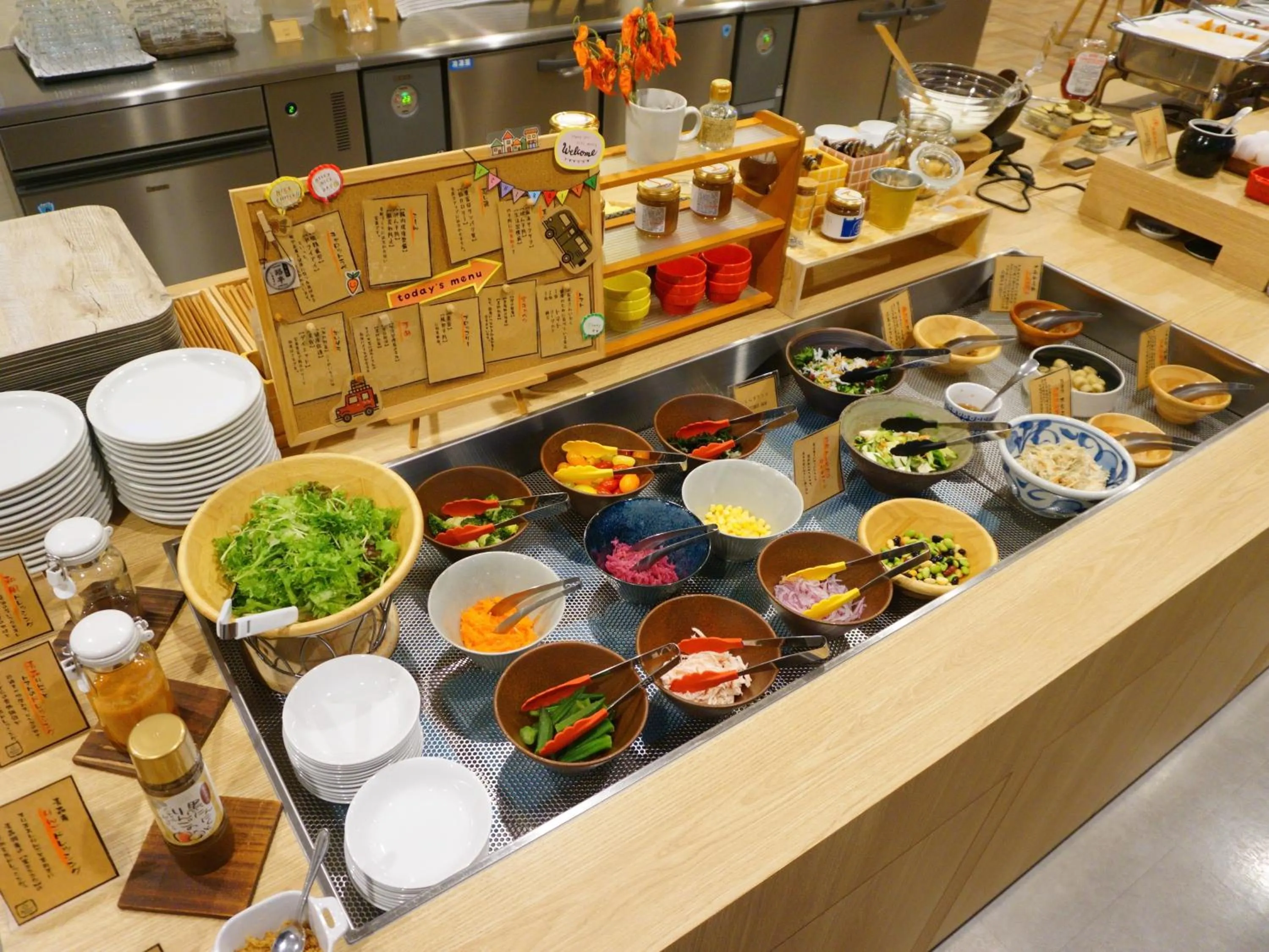 Buffet breakfast in APA Hotel Honhachinohe