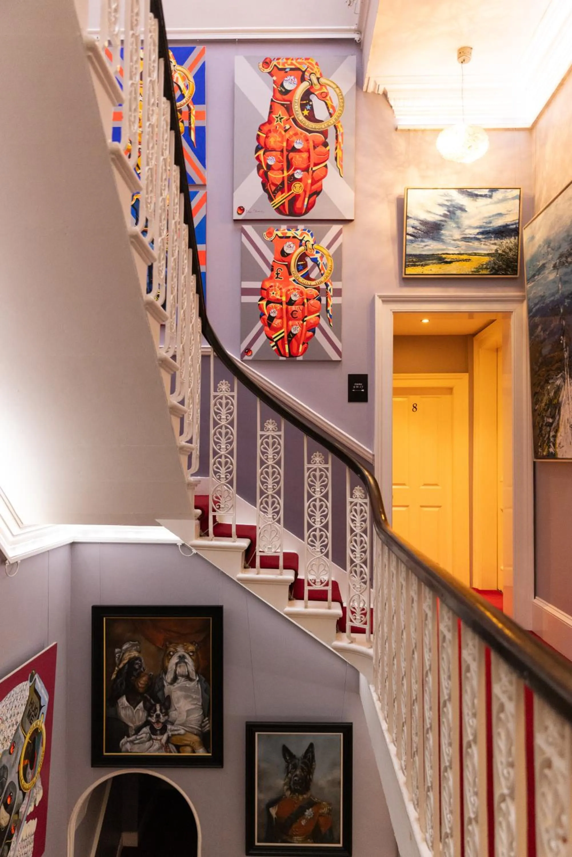 Decorative detail in 24 Royal Terrace