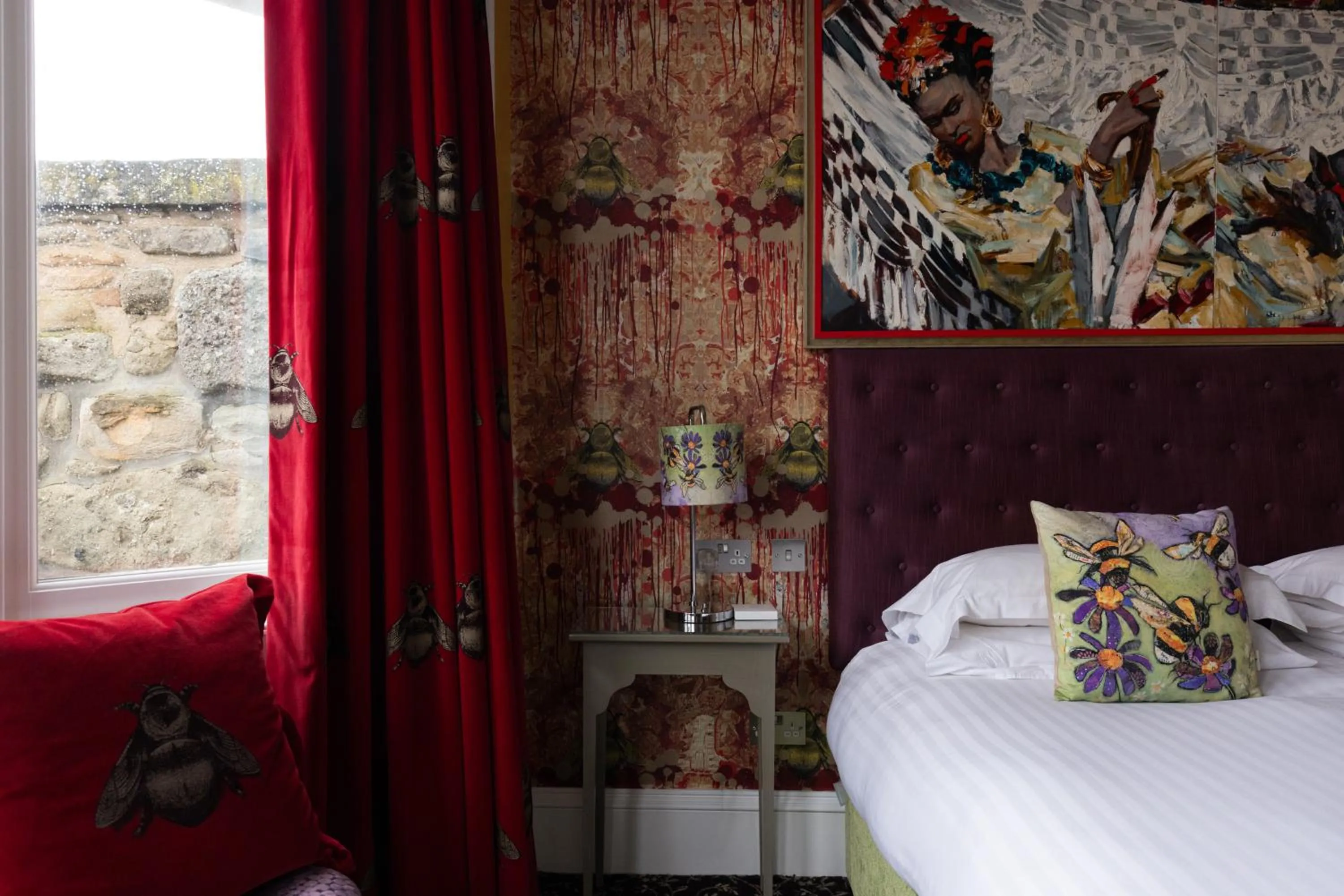 Decorative detail, Bed in 24 Royal Terrace