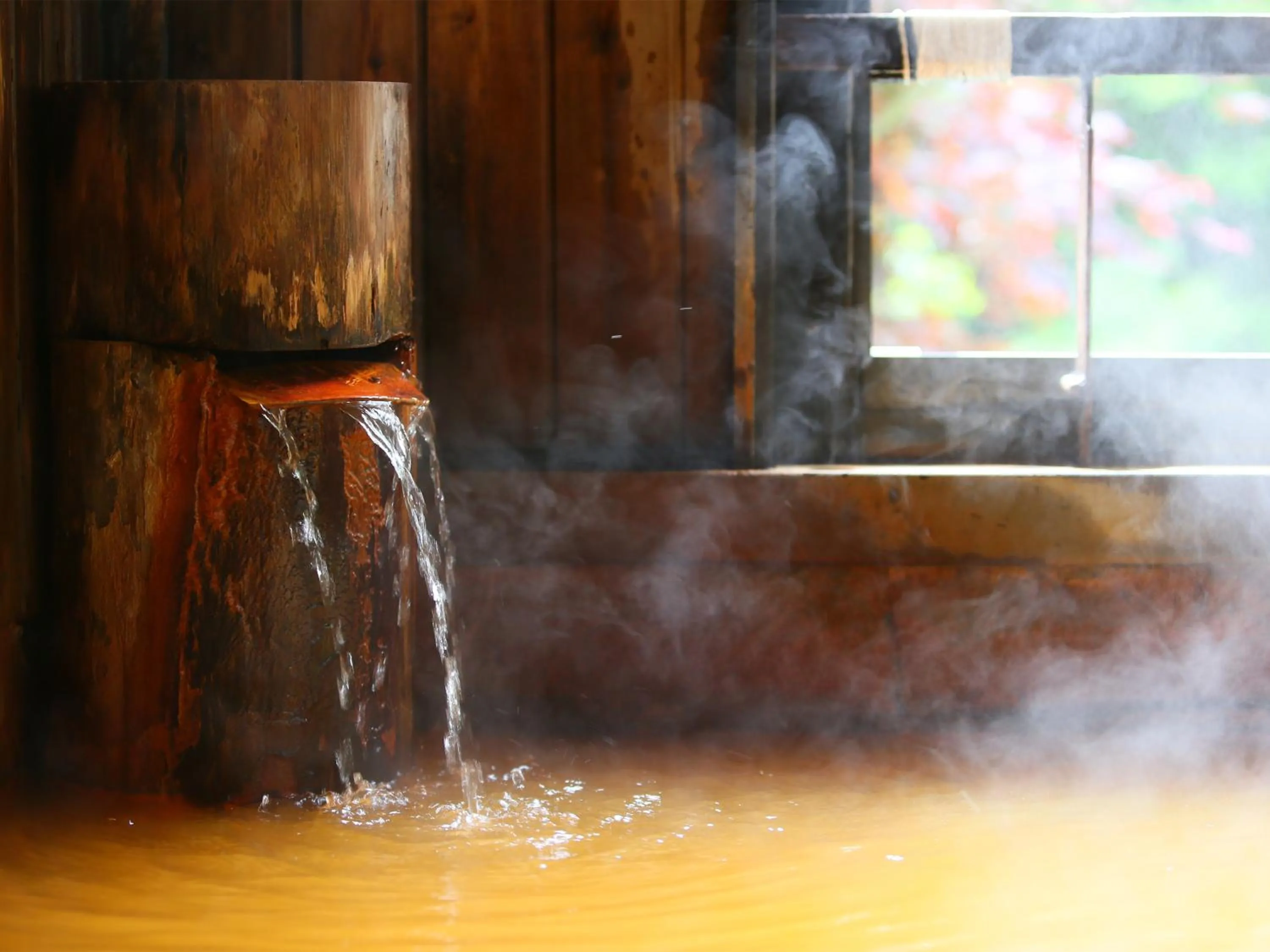 Hot Spring Bath in Yama no Yado Meiji Onsen
