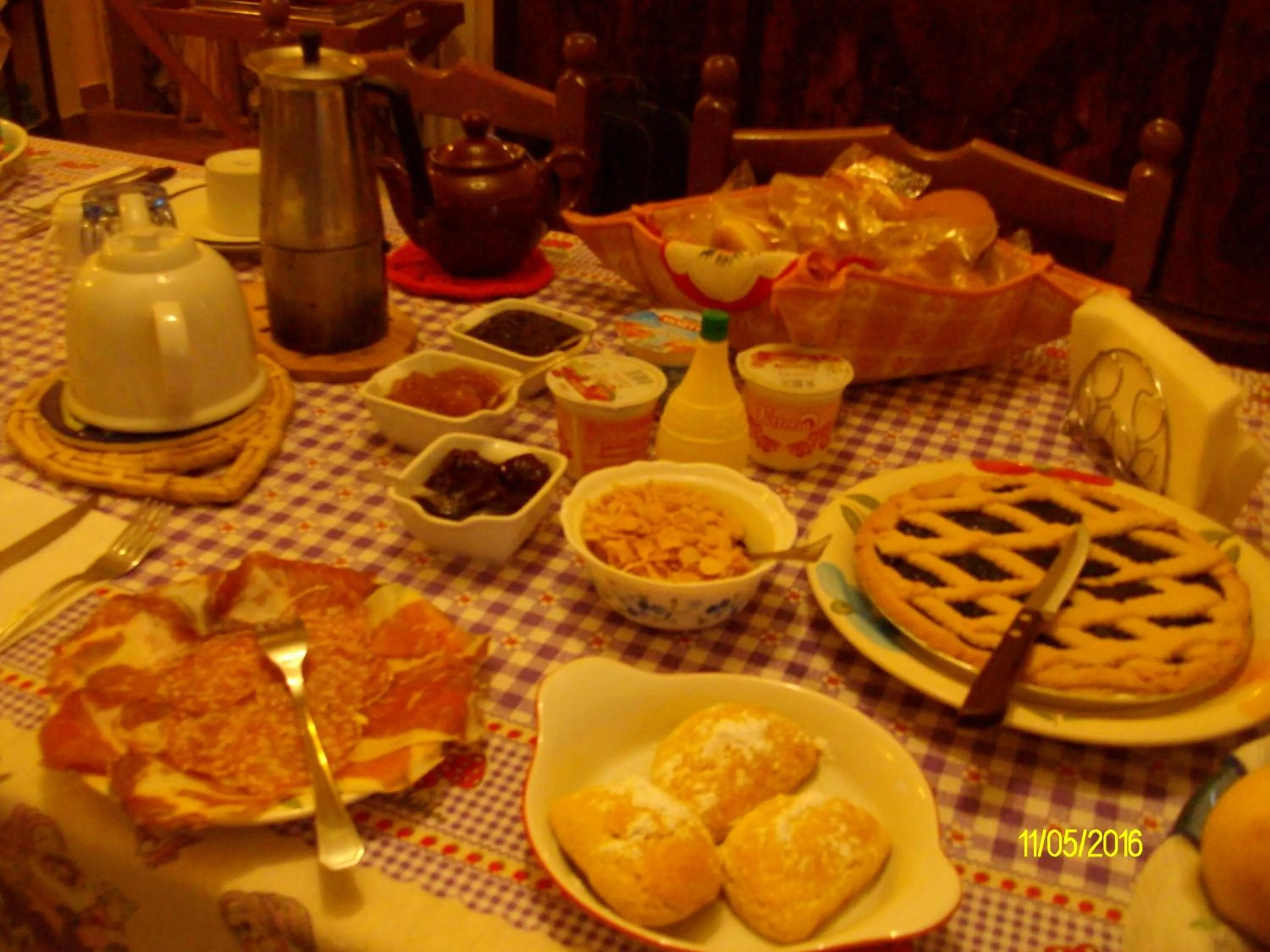 Italian breakfast in B&b San Nicola