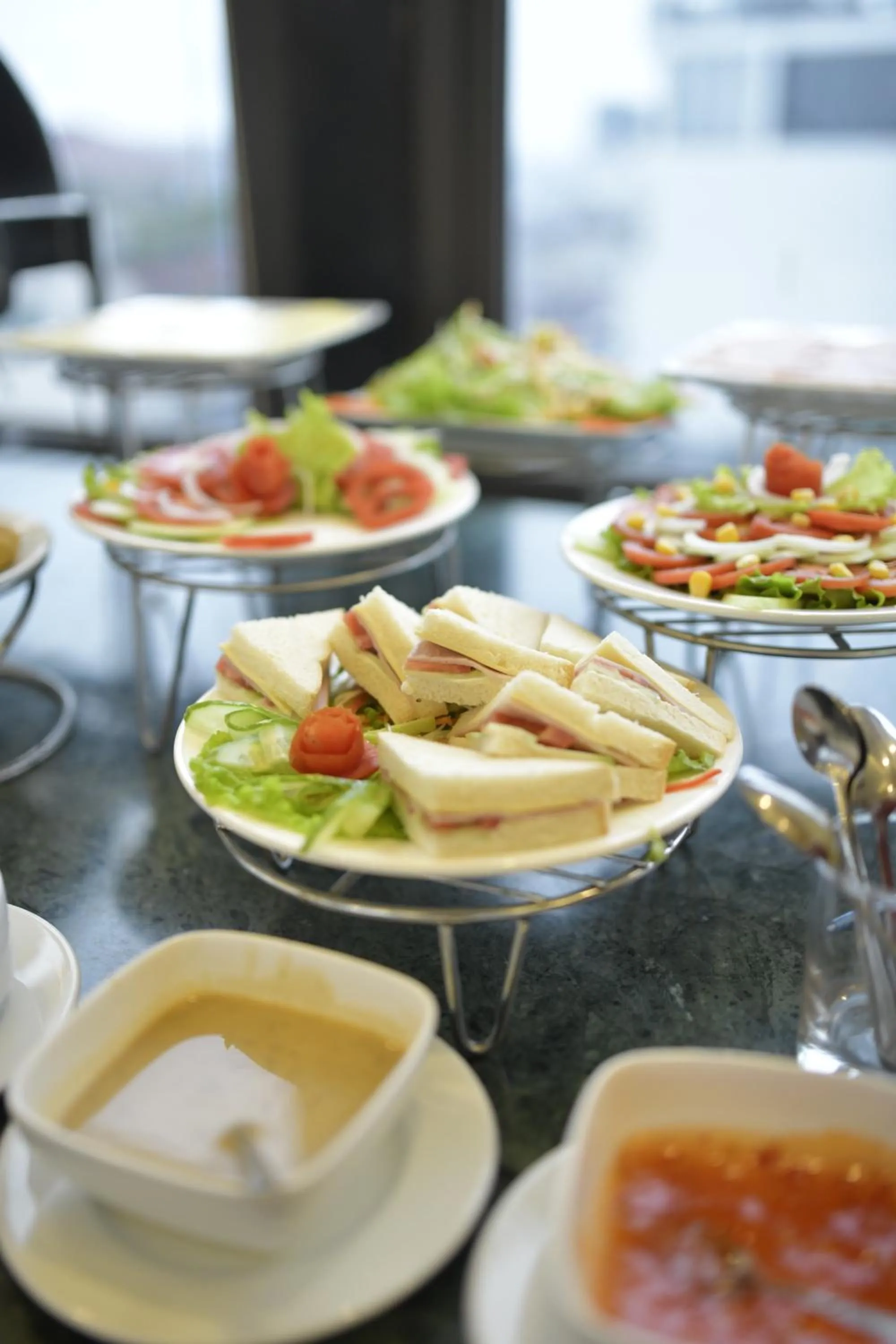 Buffet breakfast in Hanoi HM Boutique Hotel