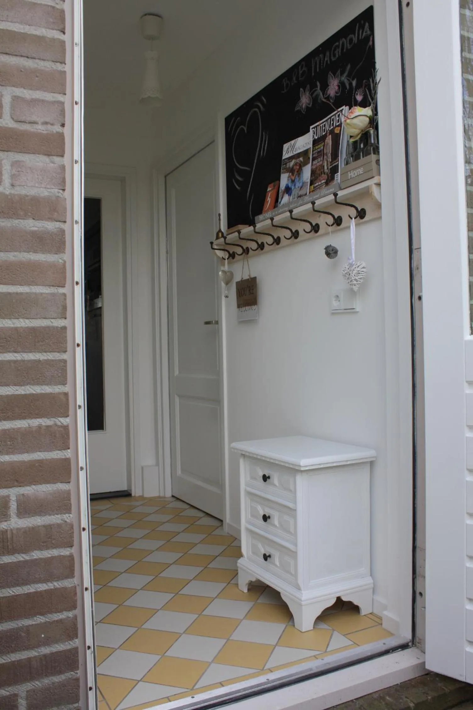 Decorative detail in Magnolia appartement