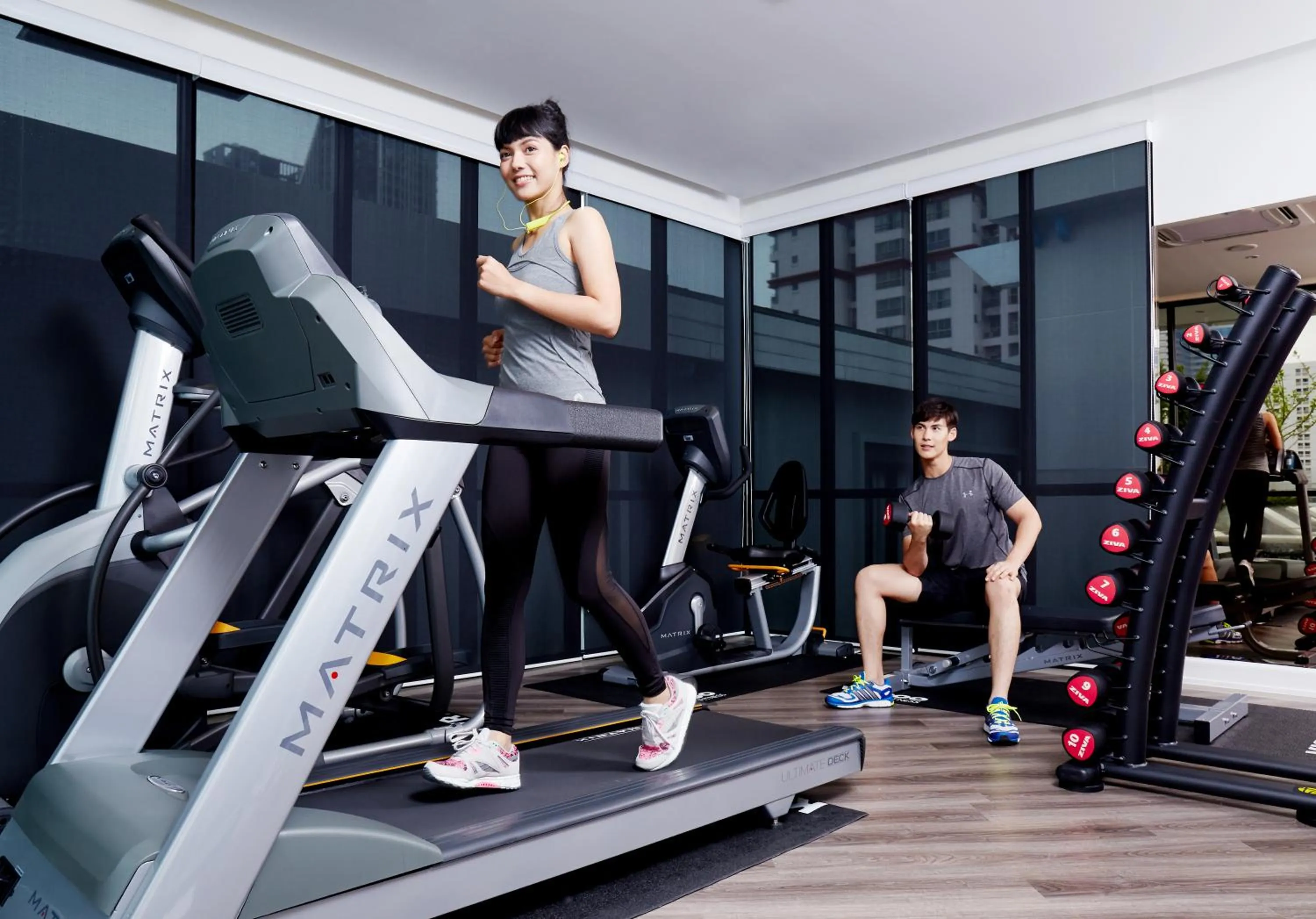 Fitness centre/facilities in Vince Hotel Pratunam