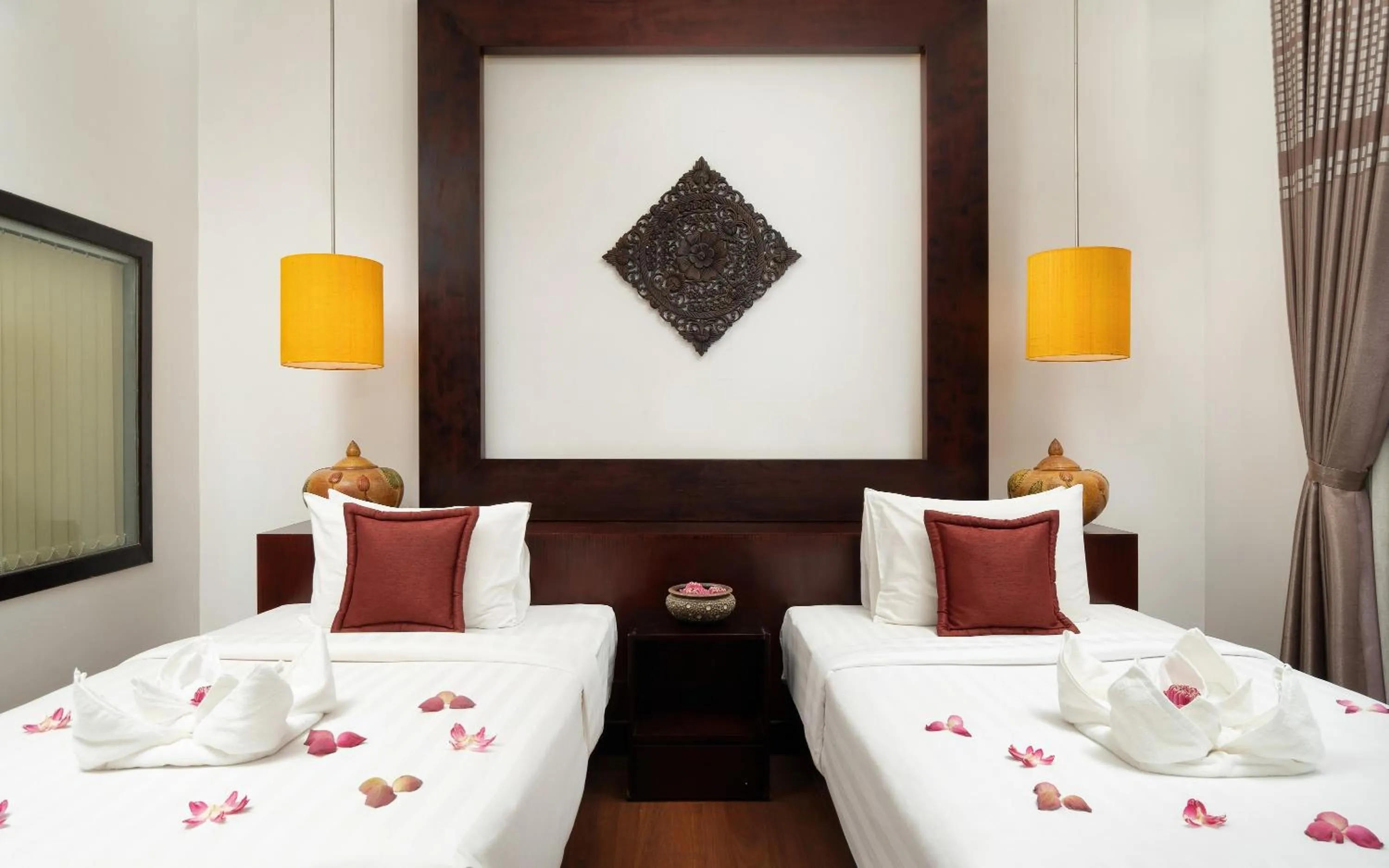 Bed in The Moon Residence & Spa