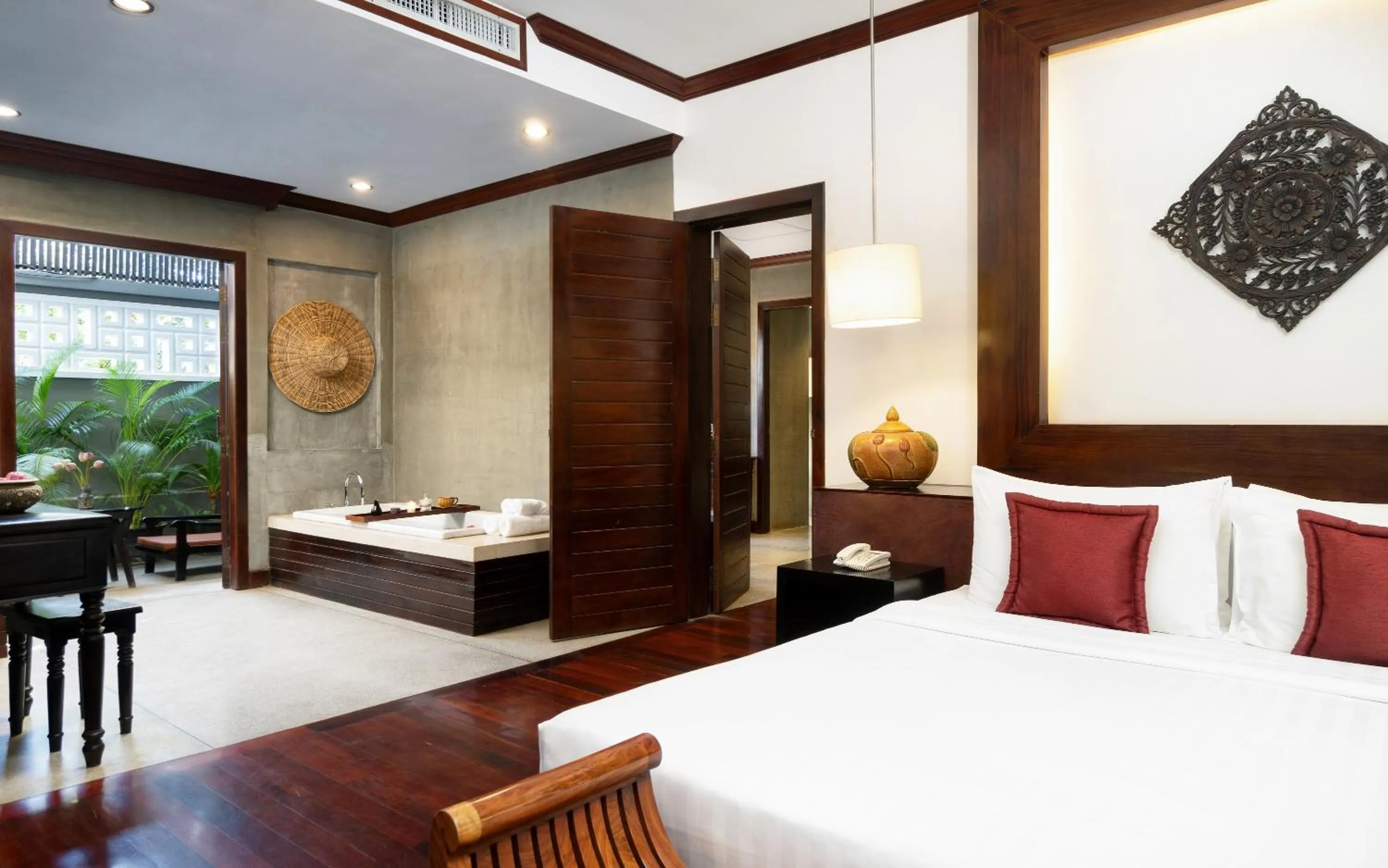 Bed in The Moon Residence & Spa