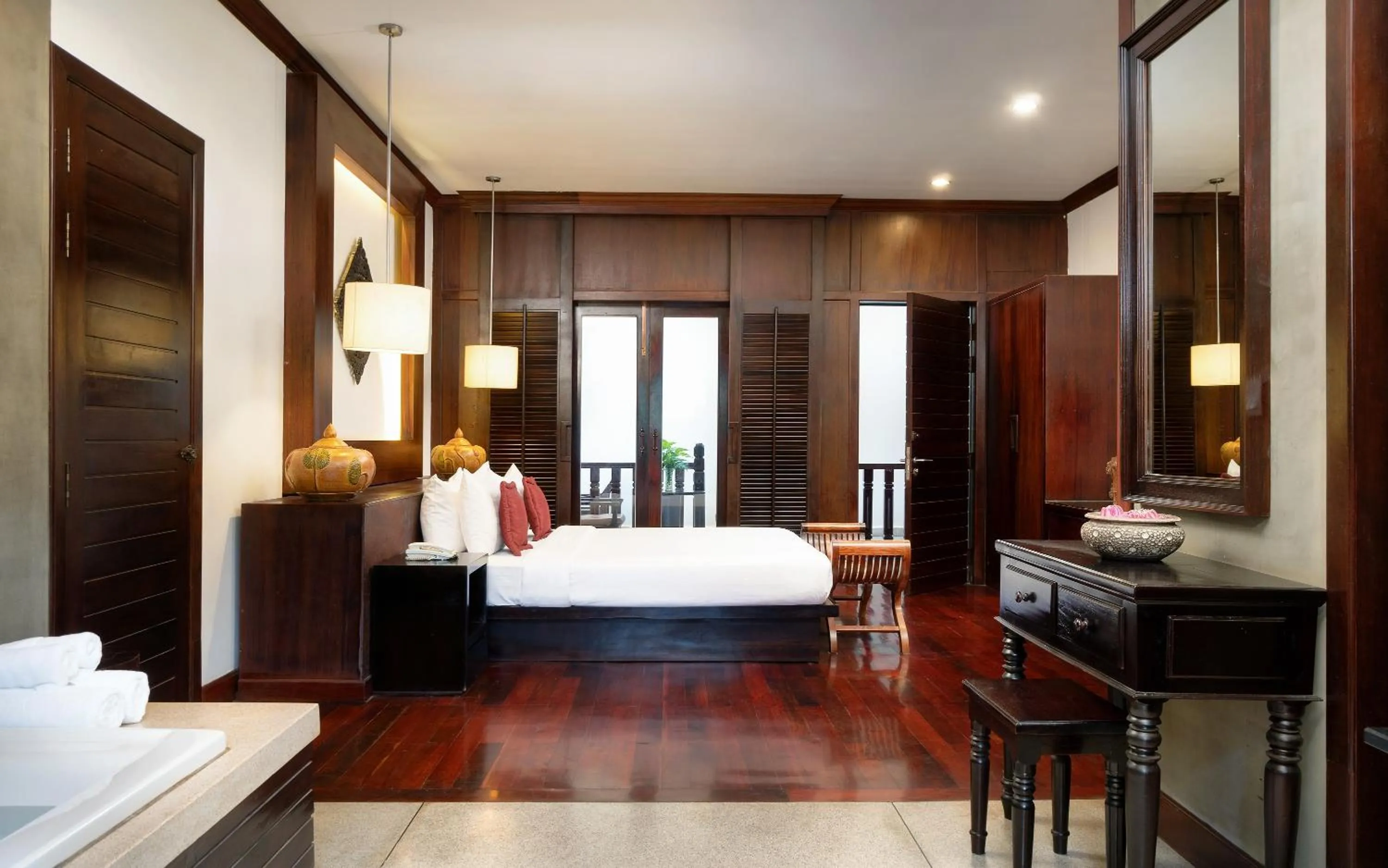 Bed in The Moon Residence & Spa