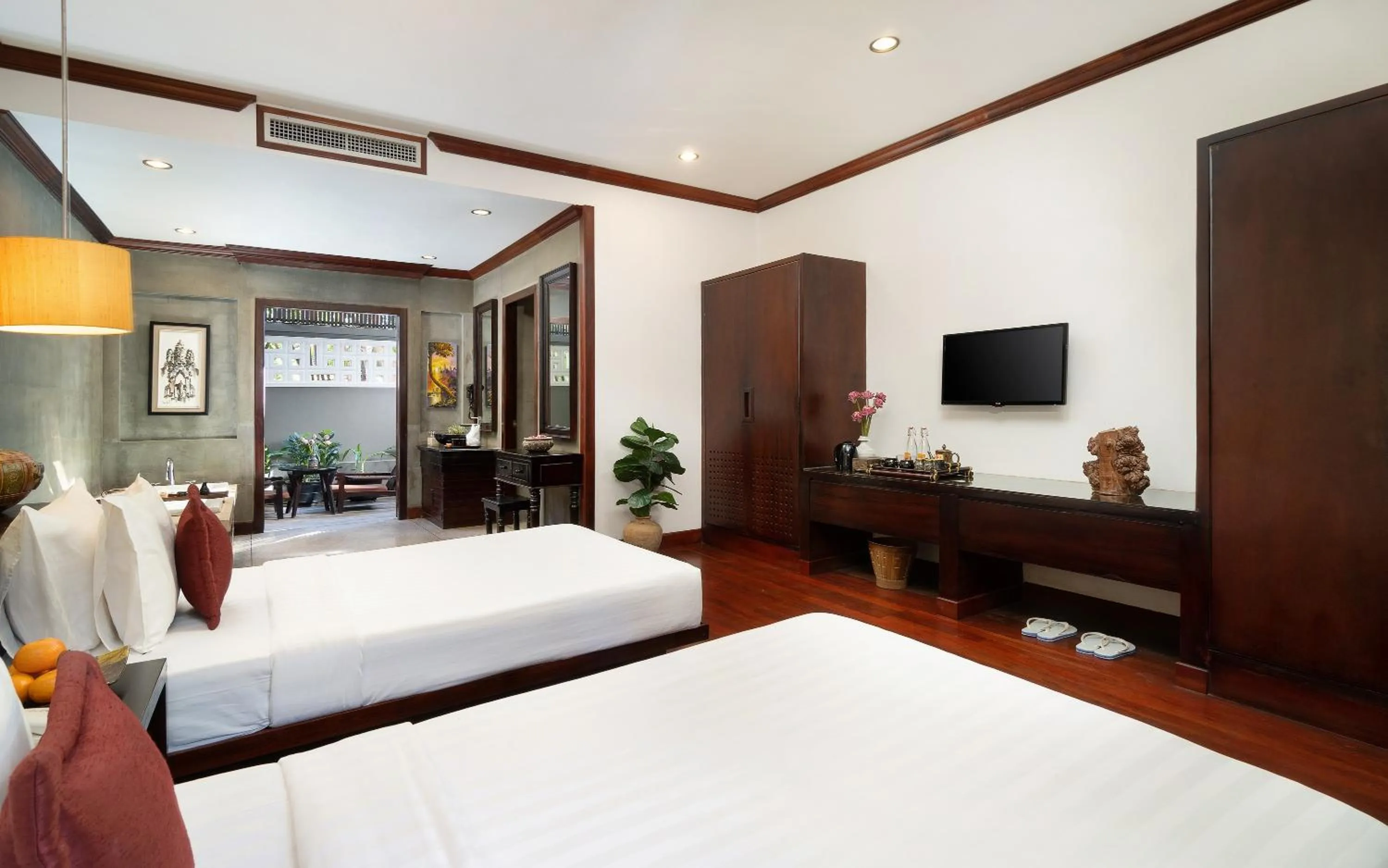 Bed in The Moon Residence & Spa