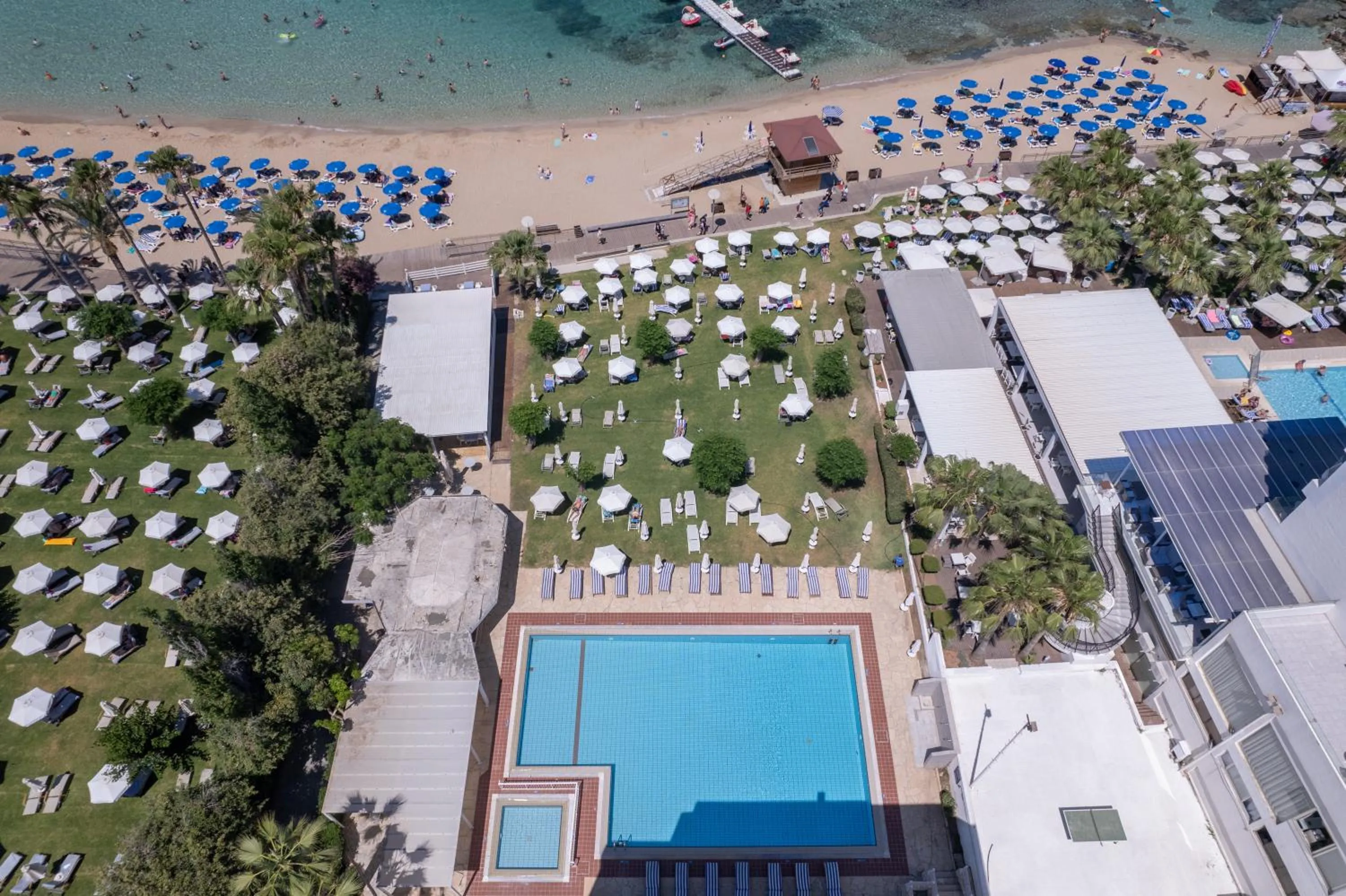 Bird's eye view in Iliada Beach Hotel