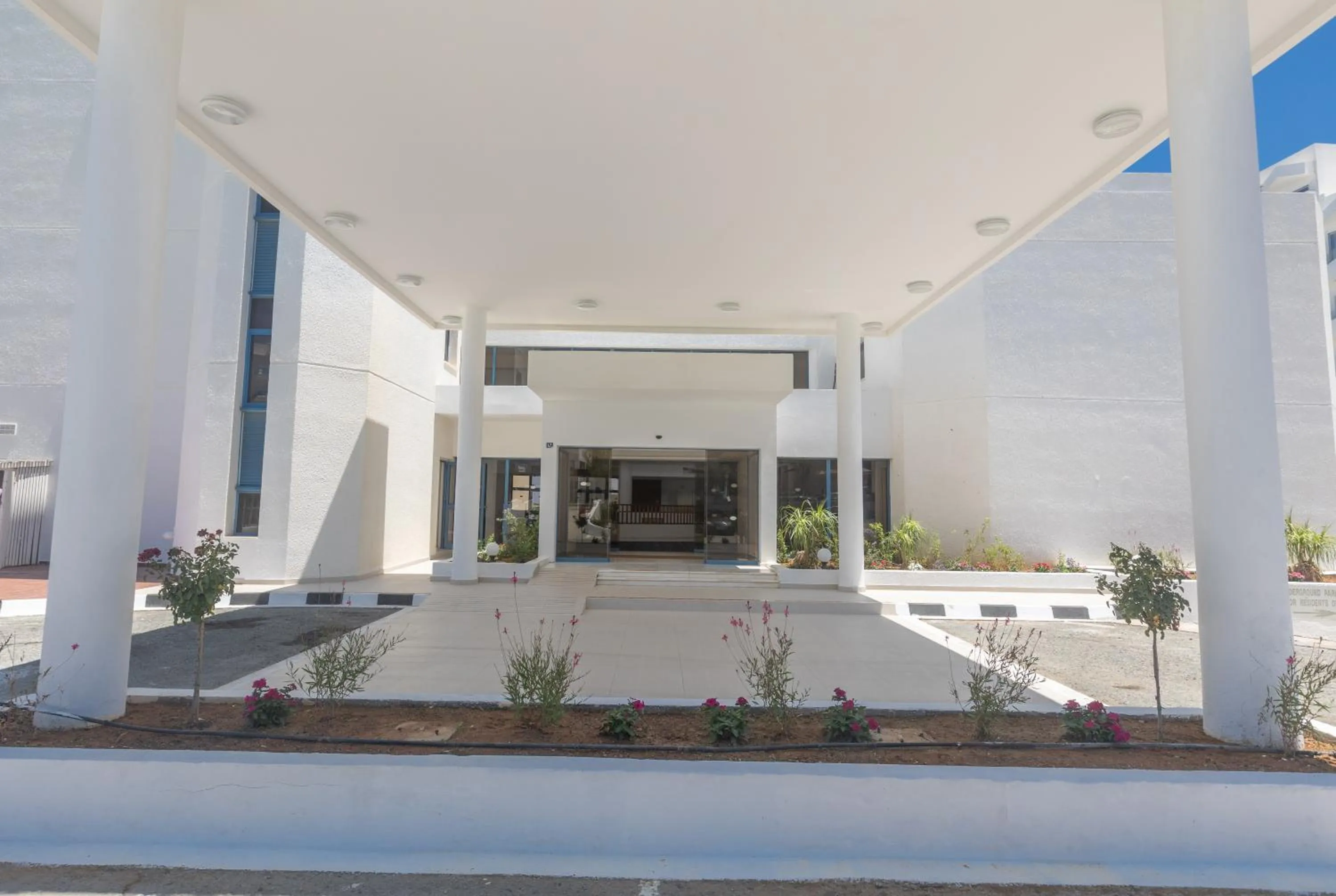 Facade/entrance in Iliada Beach Hotel