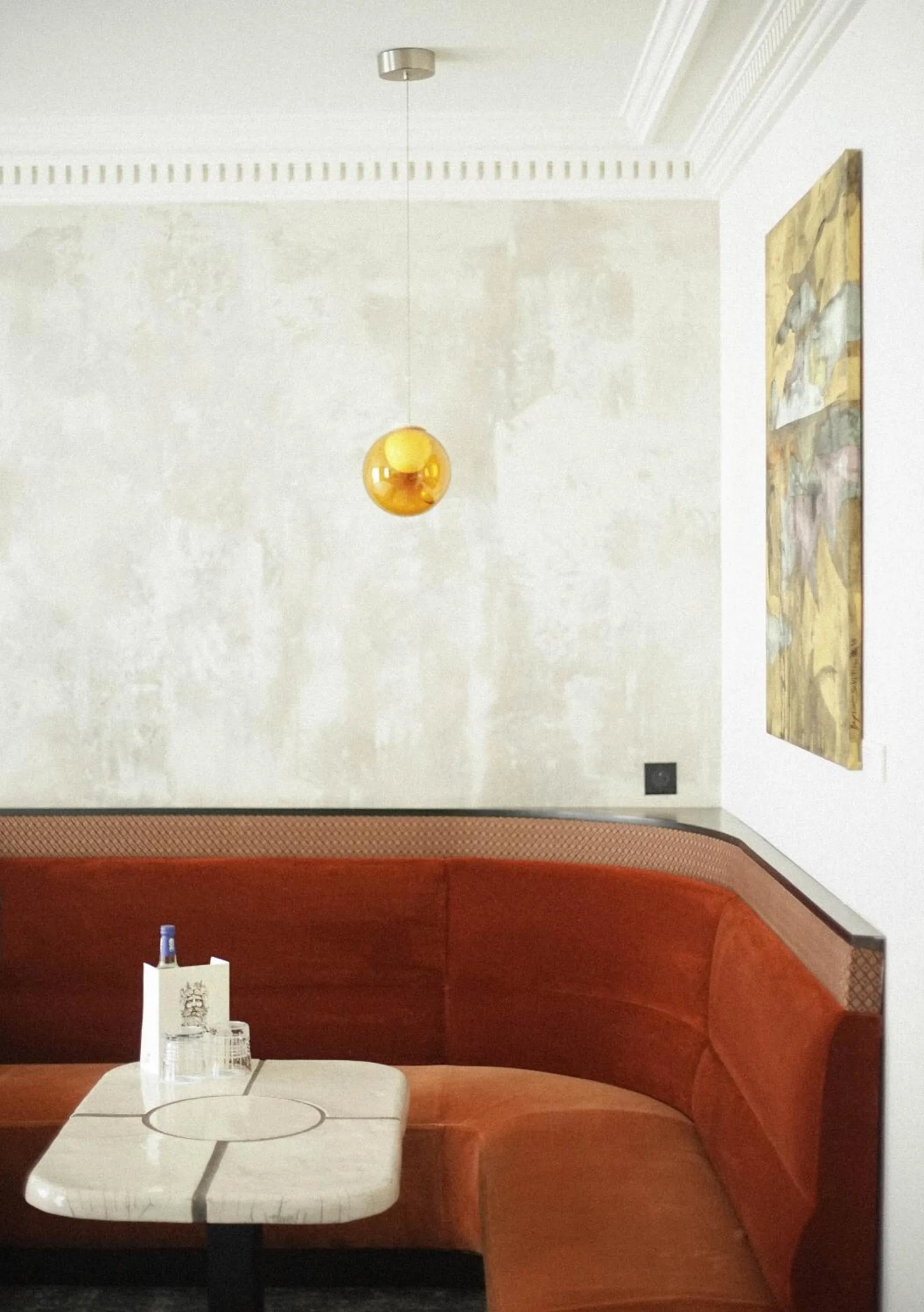 Seating area in Hotel Les Bains Paris