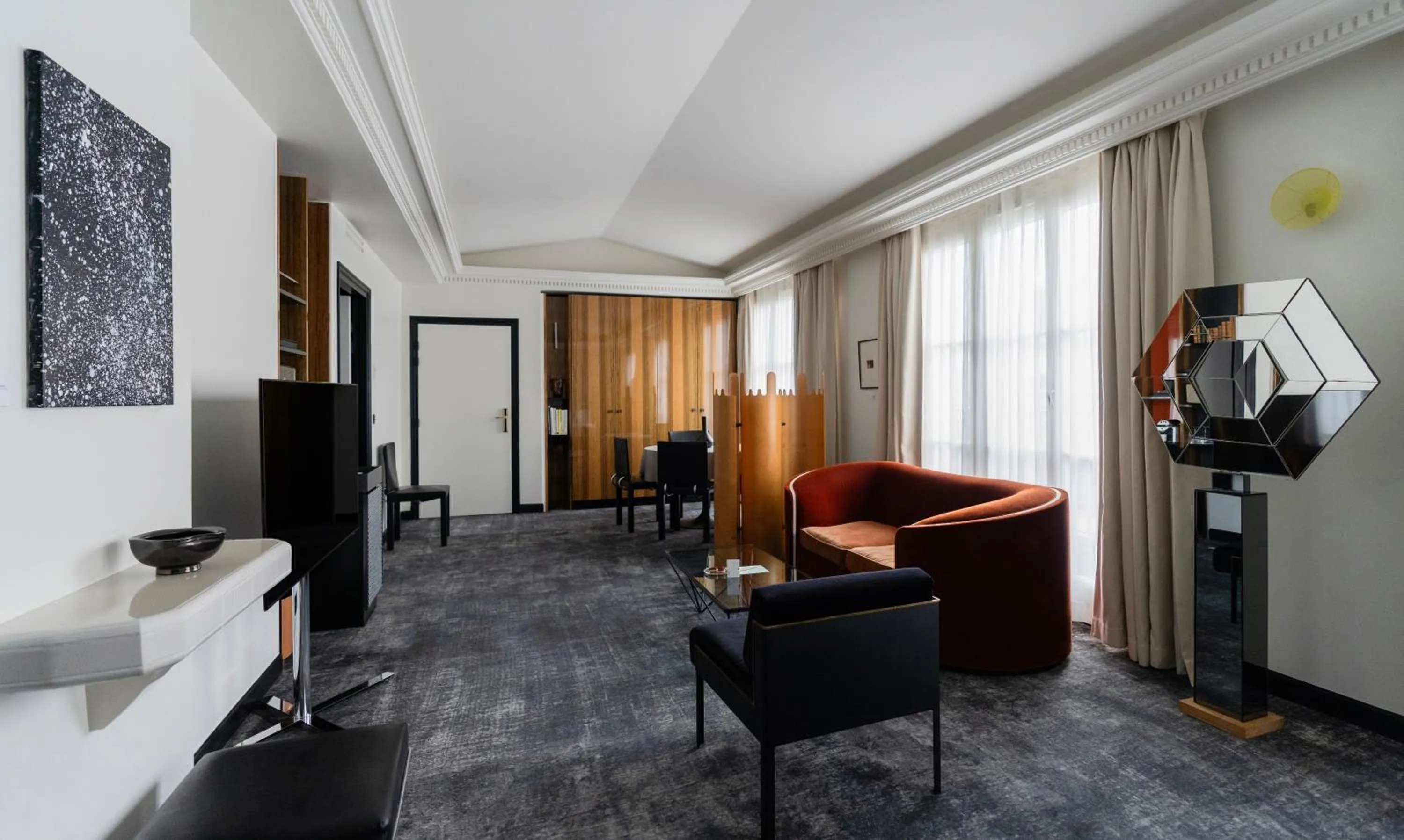 Living room in Hotel Les Bains Paris