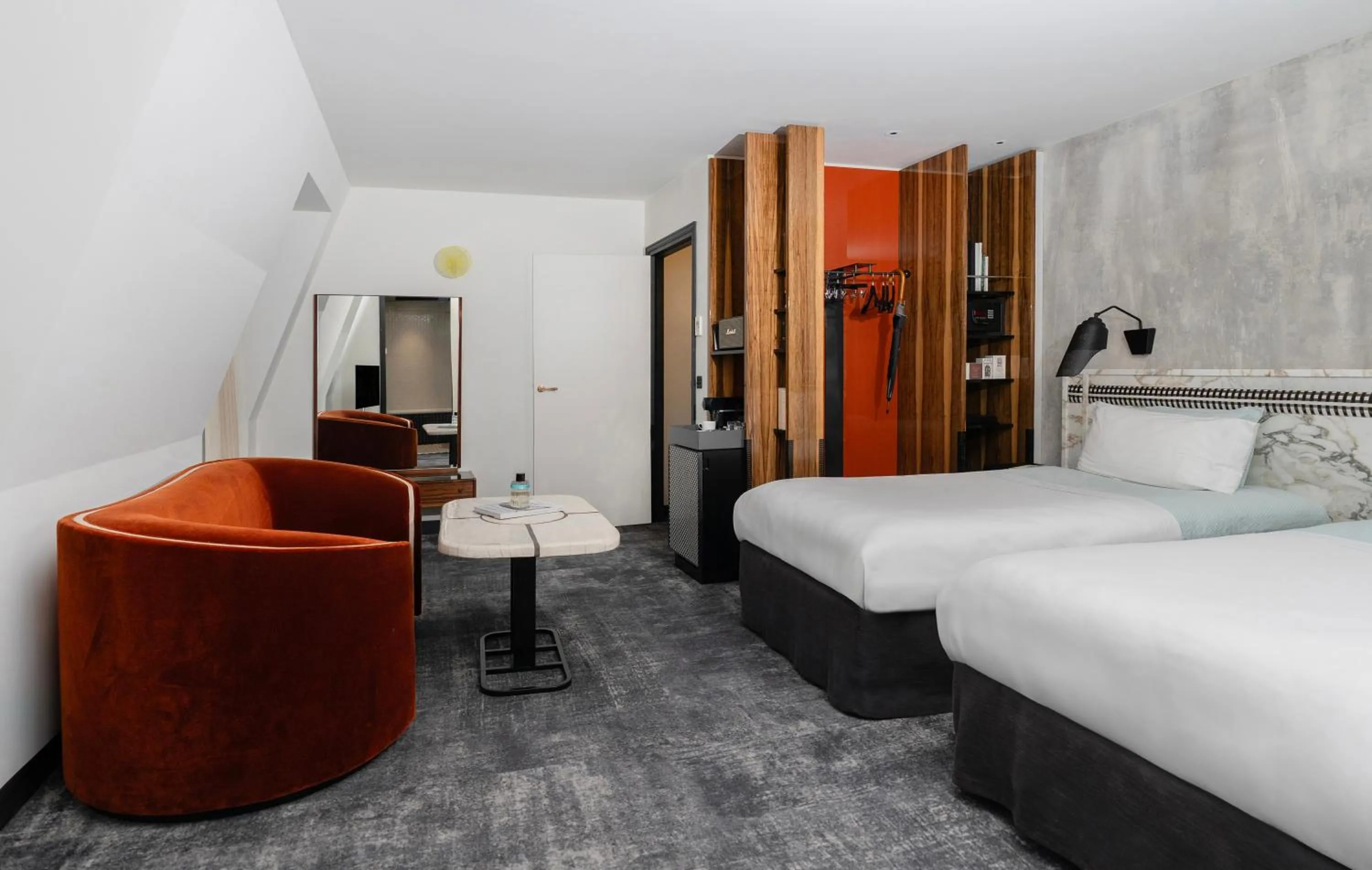 Bed in Hotel Les Bains Paris