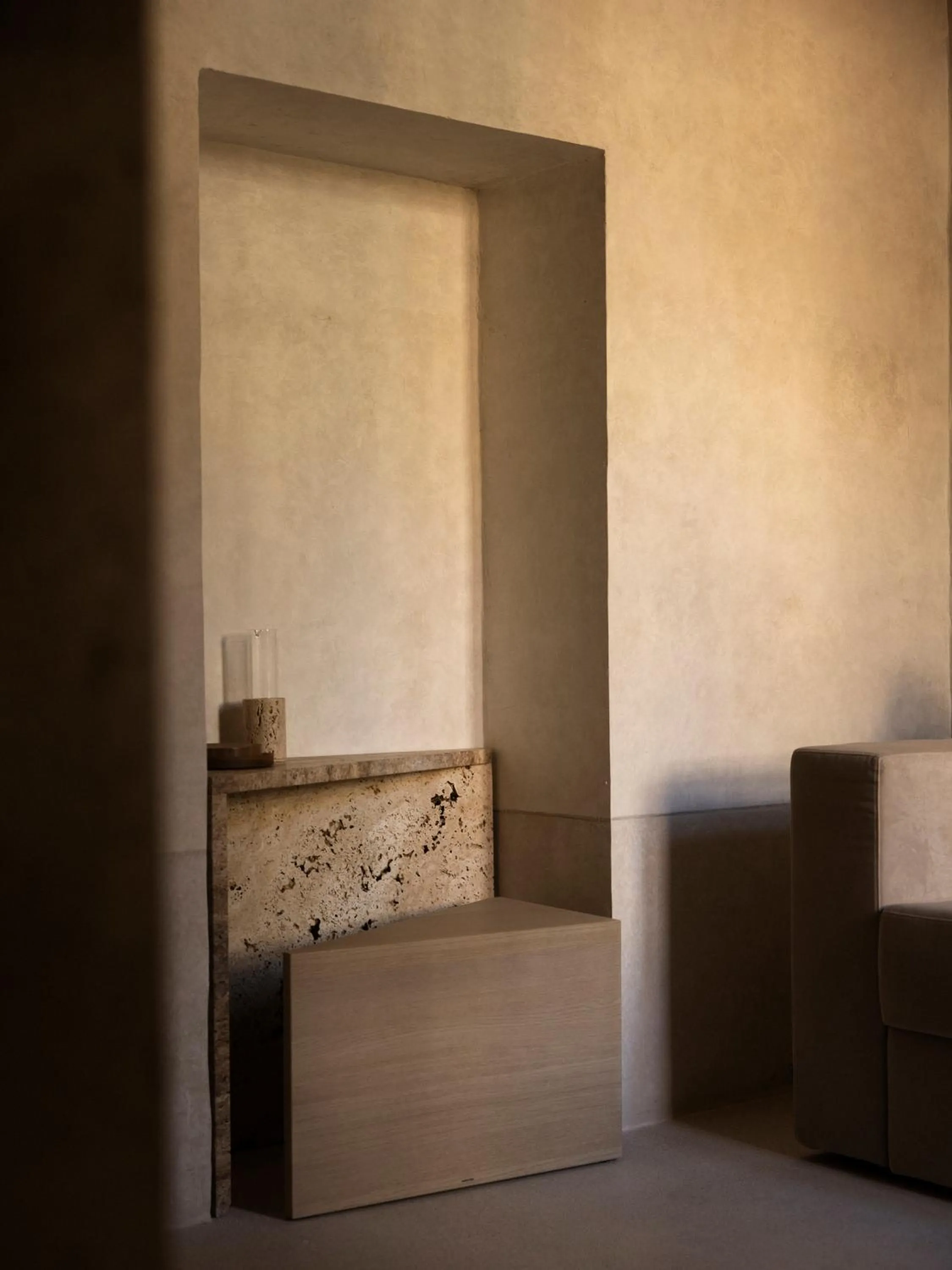 Seating area in Nomos Hotel