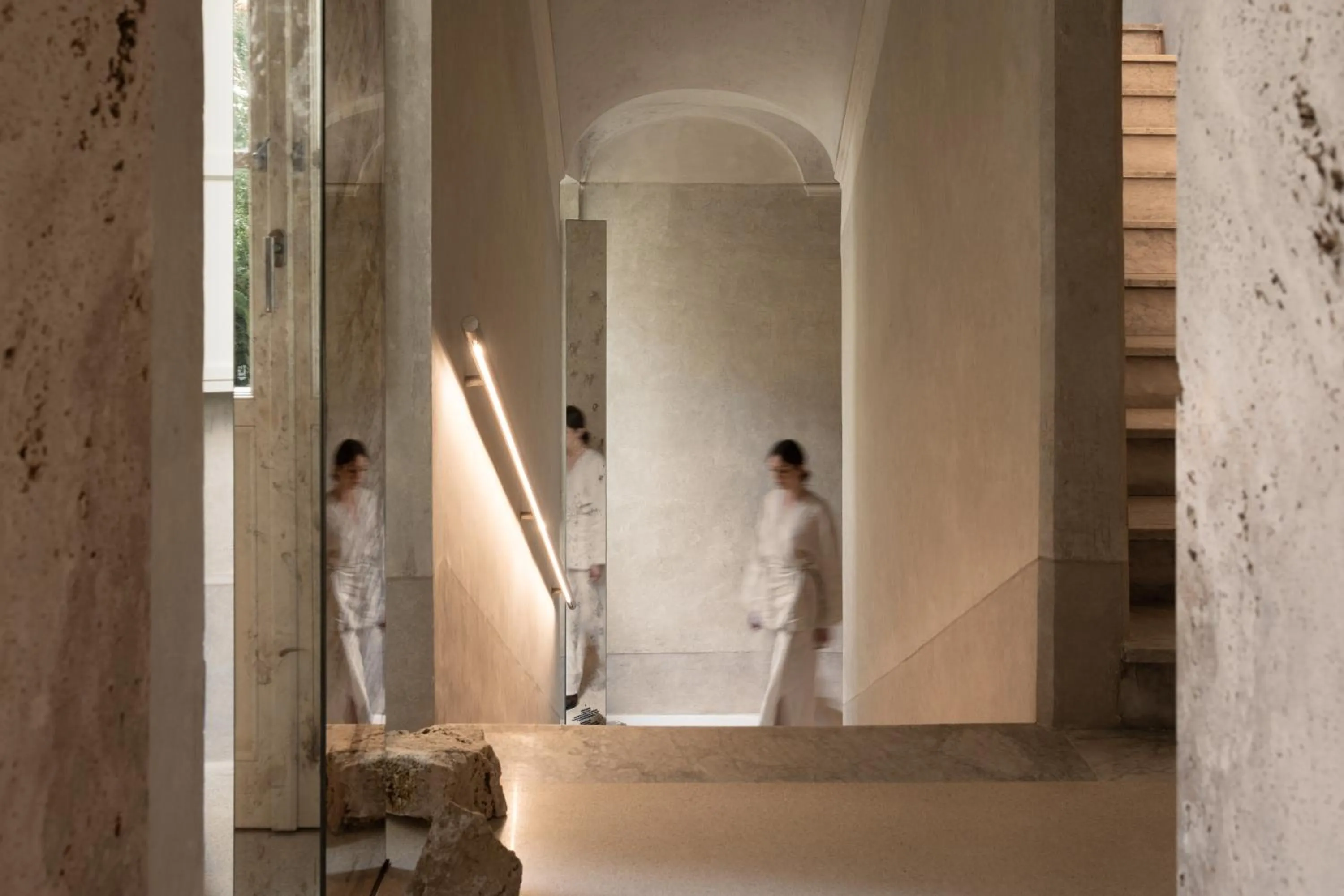 group of guests in Nomos Hotel