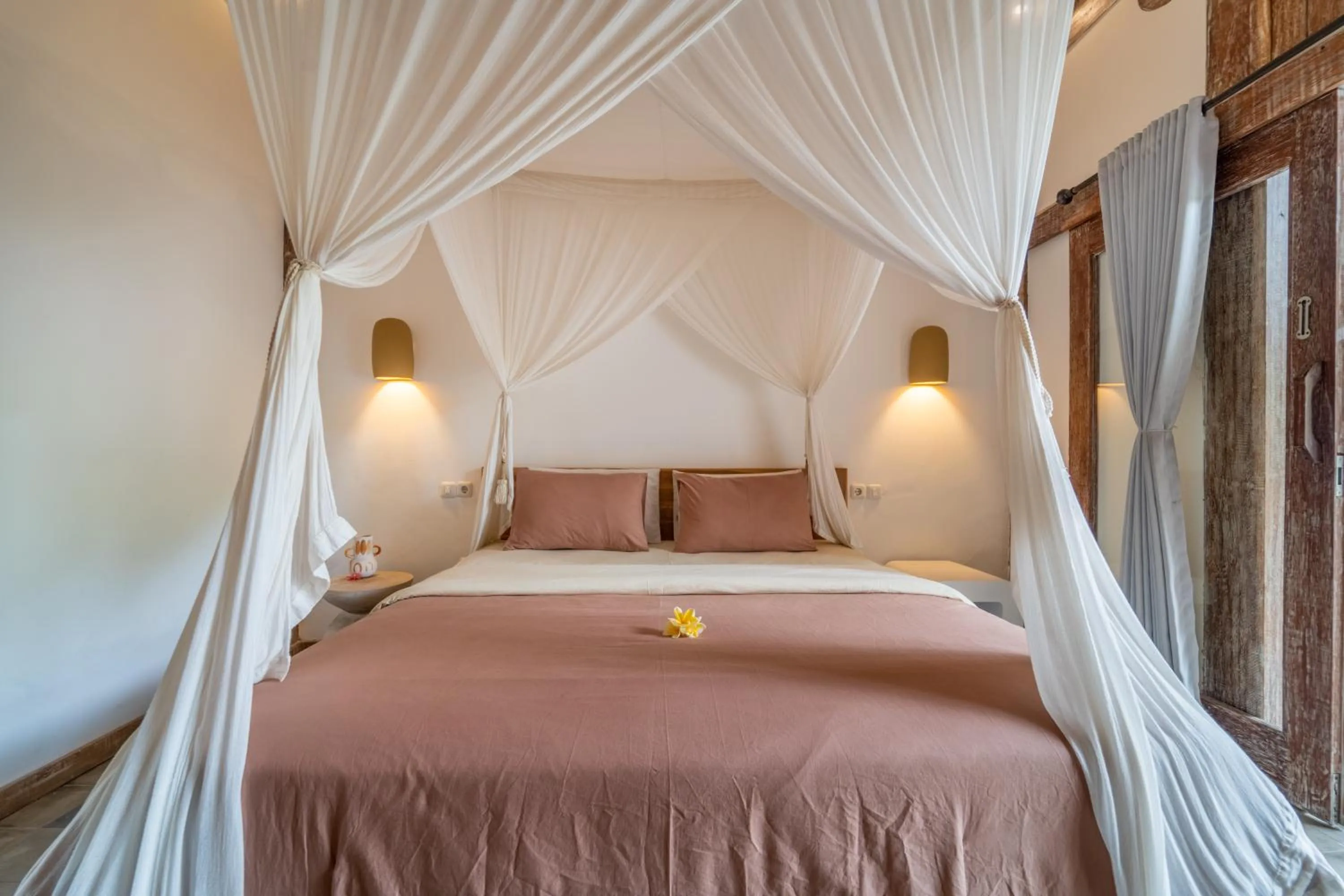 Bed in Akasia Villas